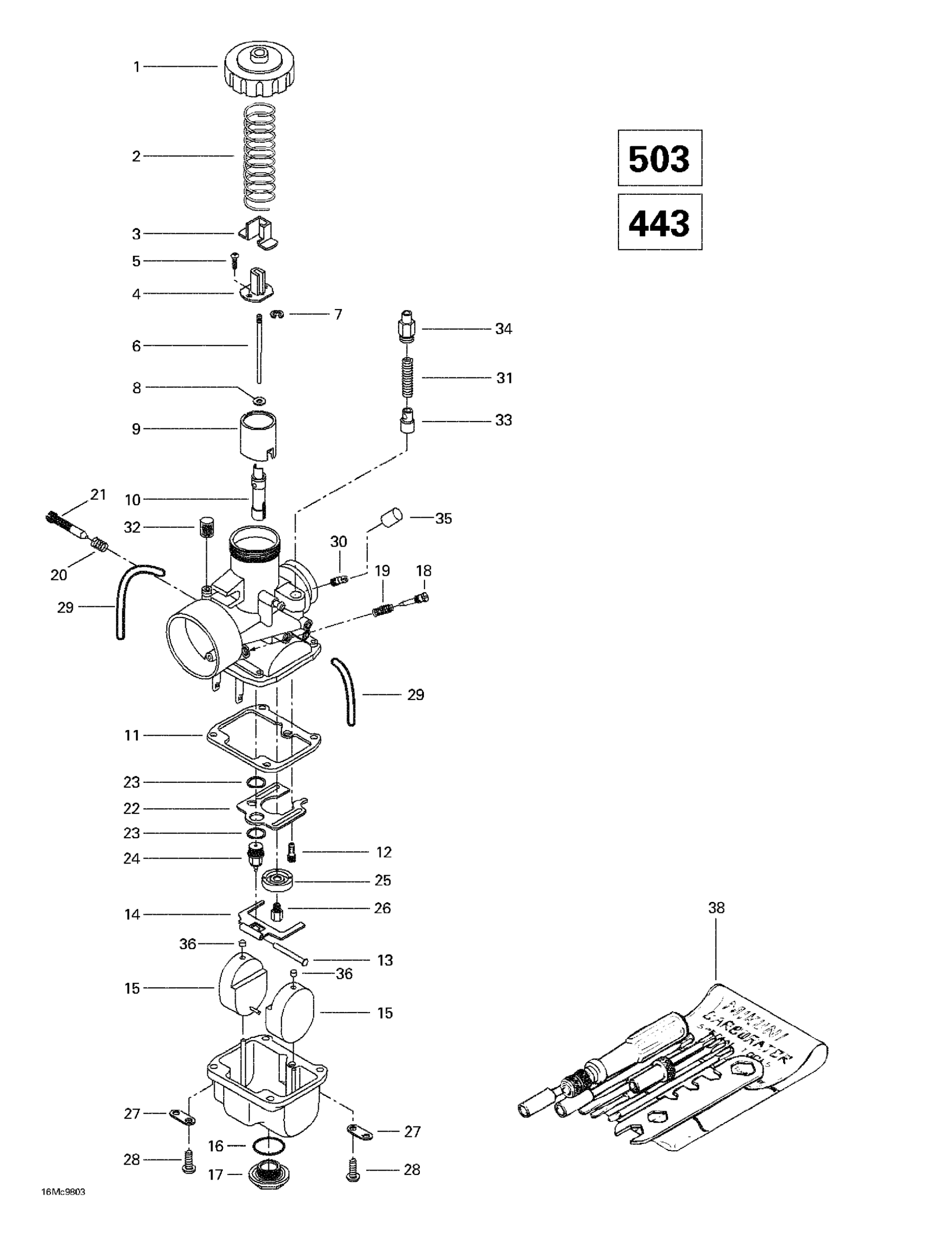 Carburetors (443, 503)