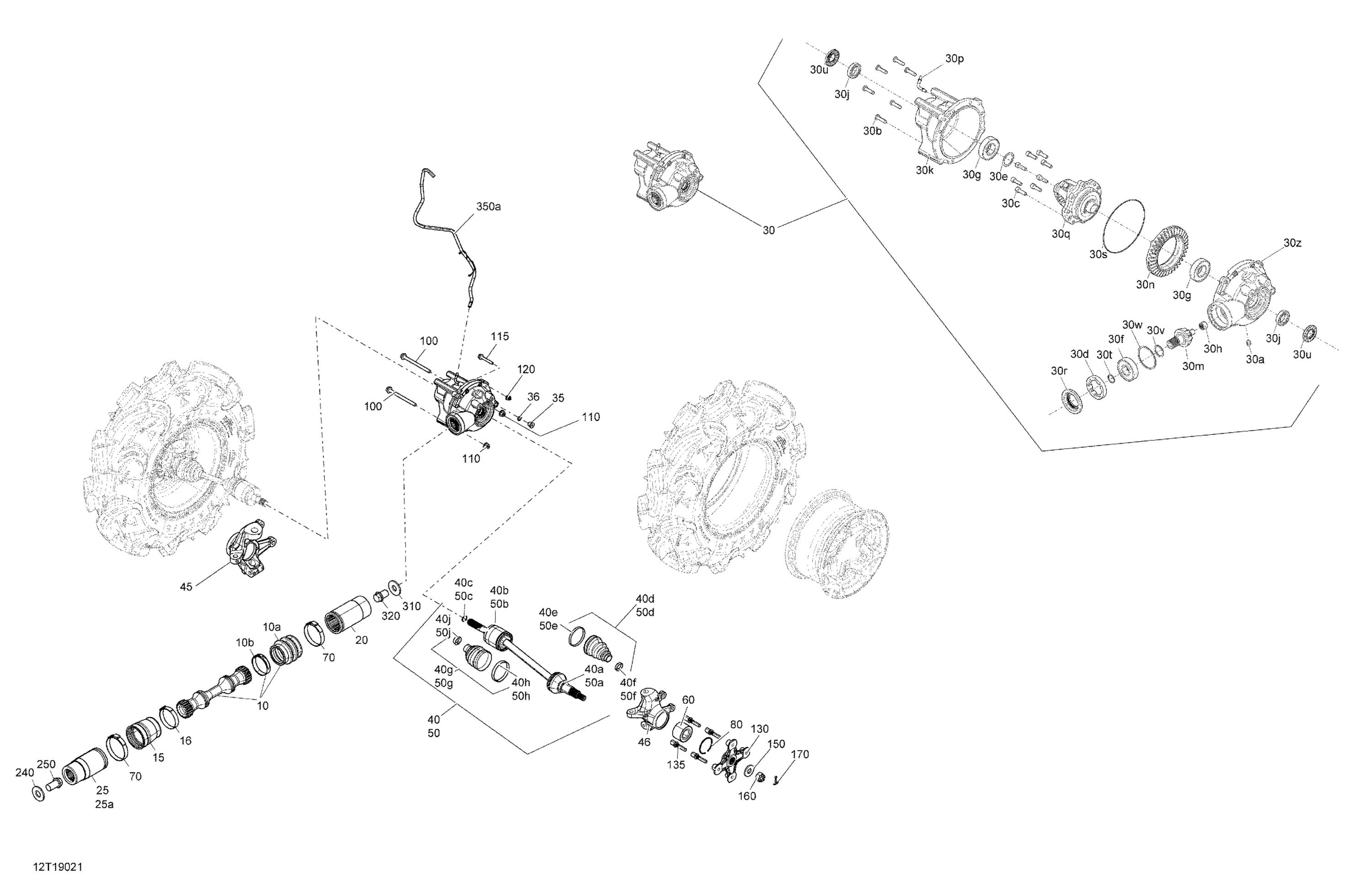 Drive, Front - Except XMR & STD