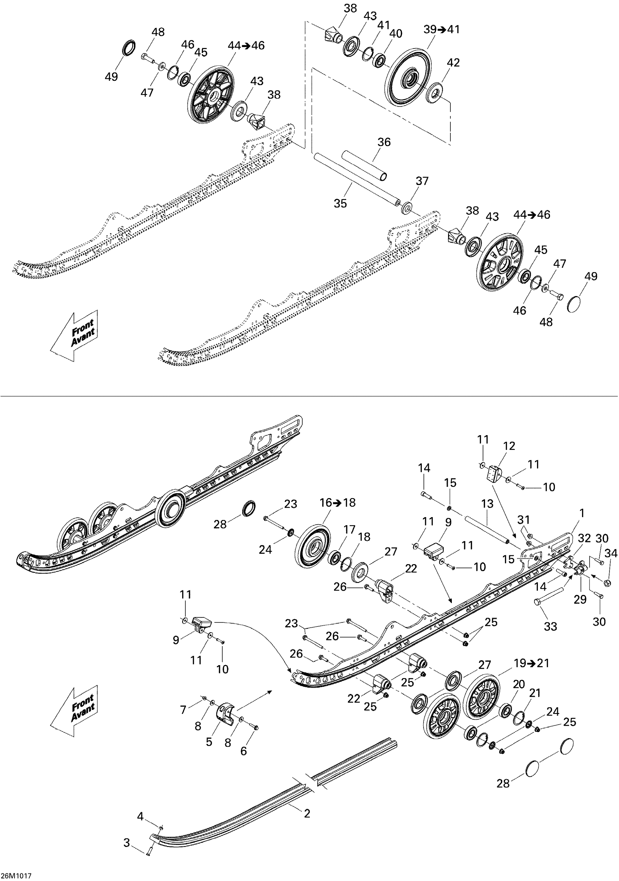 Схема узла: Rear Suspension
