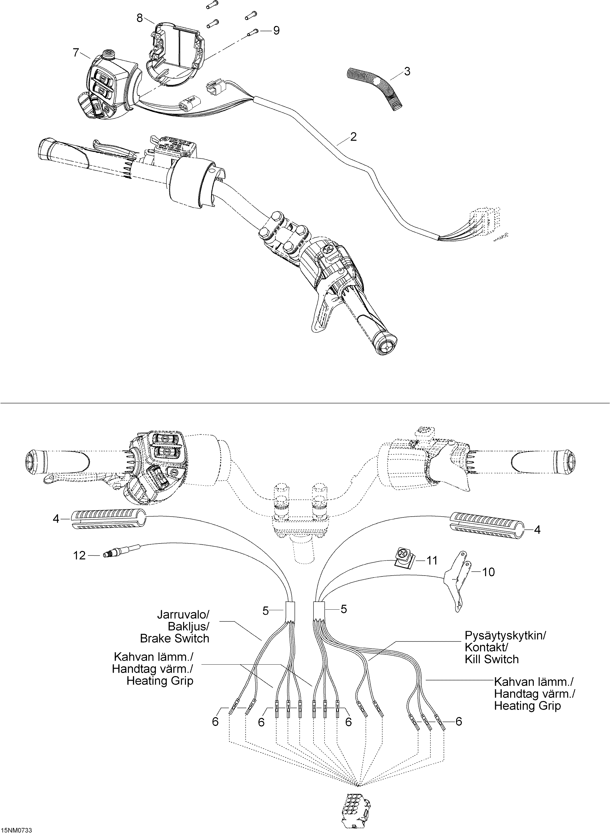 Схема узла: Steering Harness