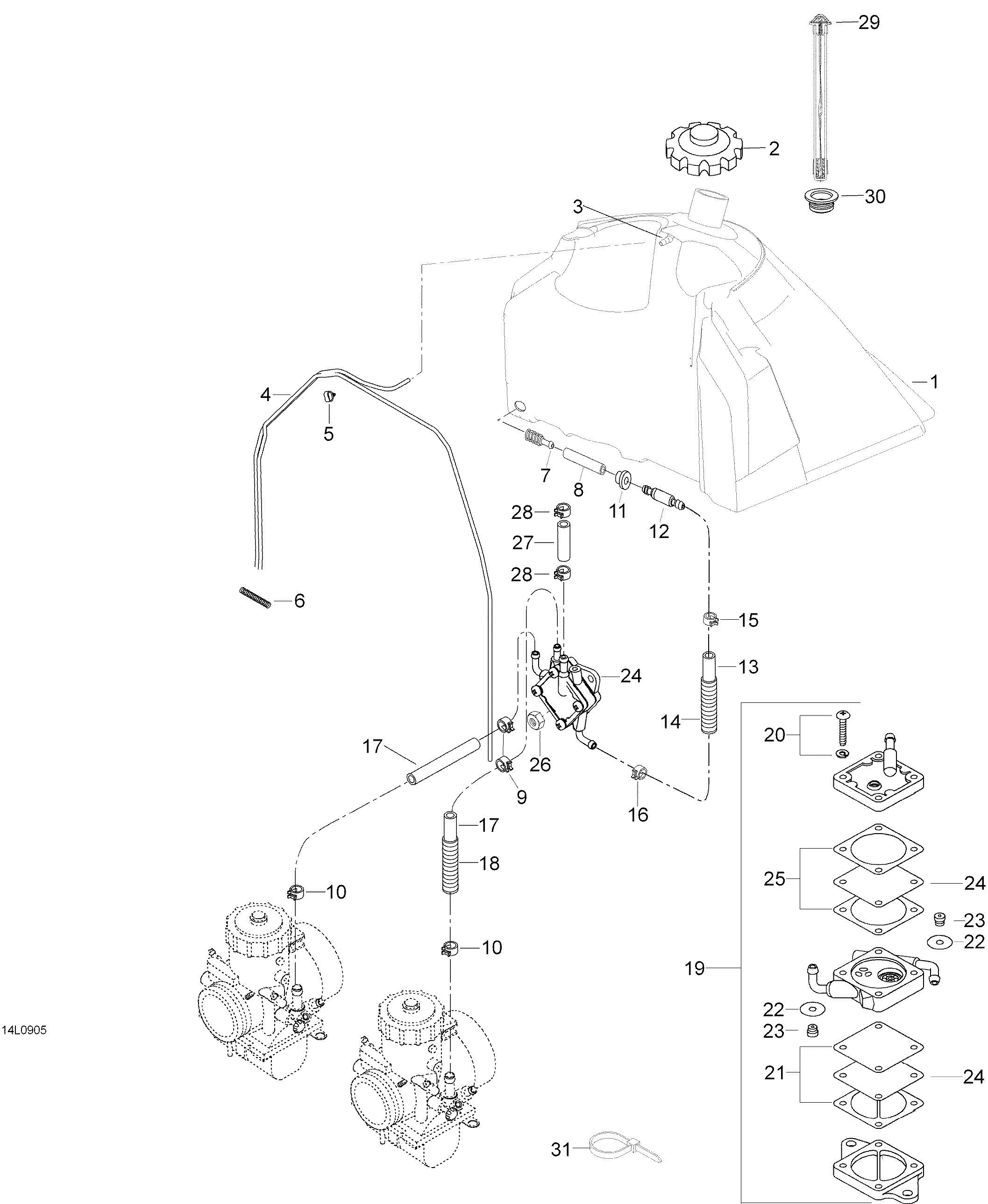 Схема узла: Fuel System