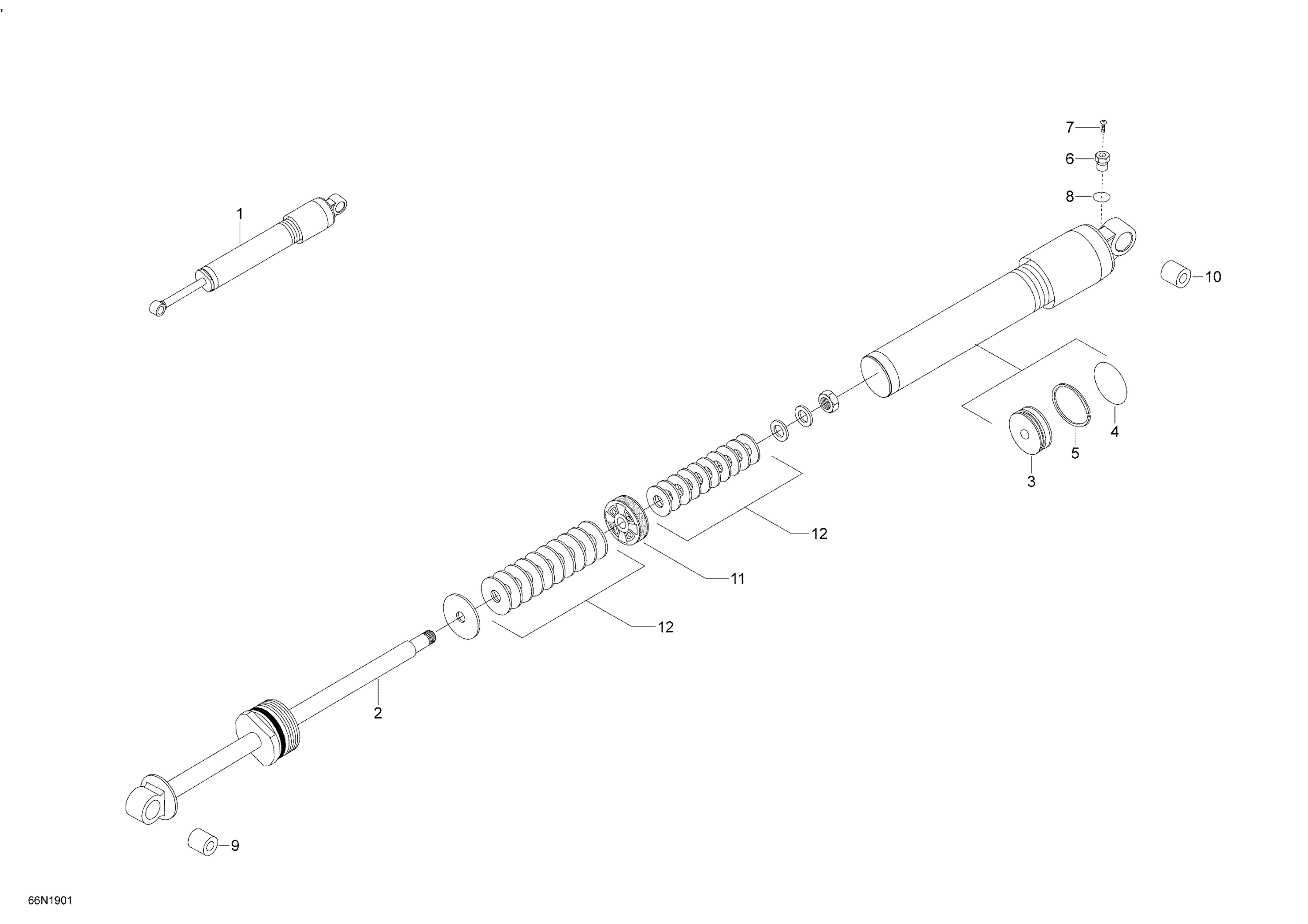 Схема узла: Front Shocks