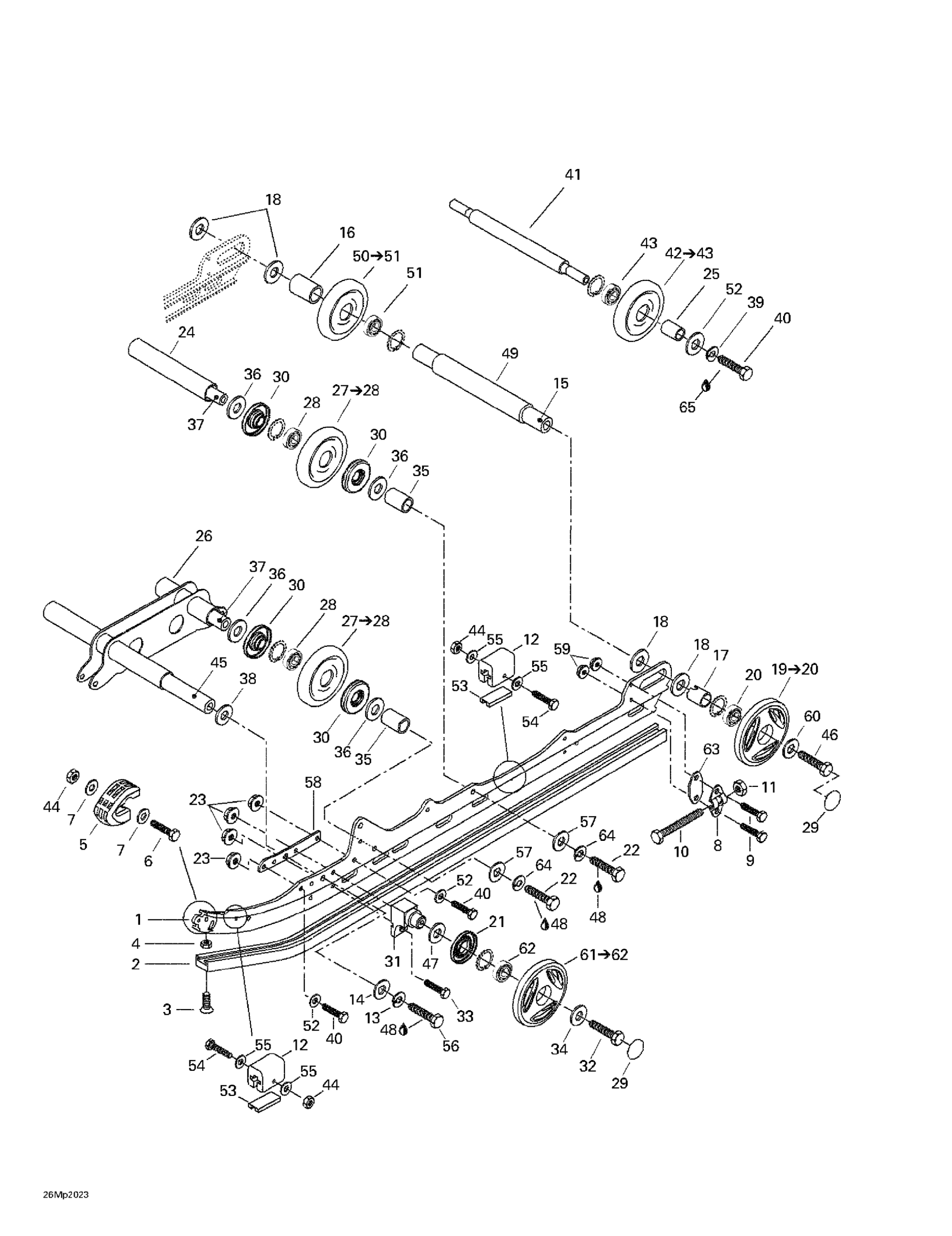 Схема узла: Rear Suspension