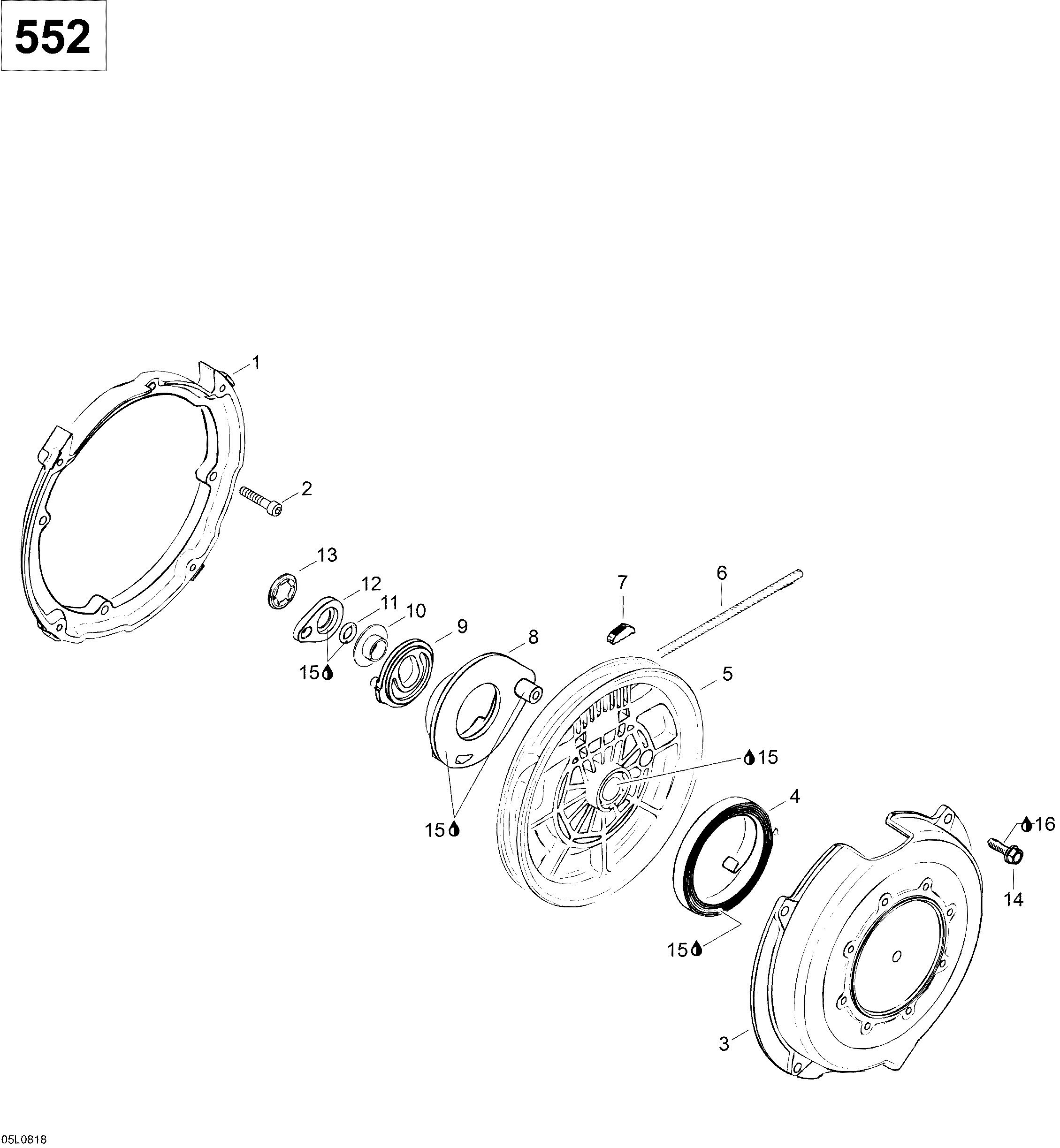 Схема узла: Rewind Starter