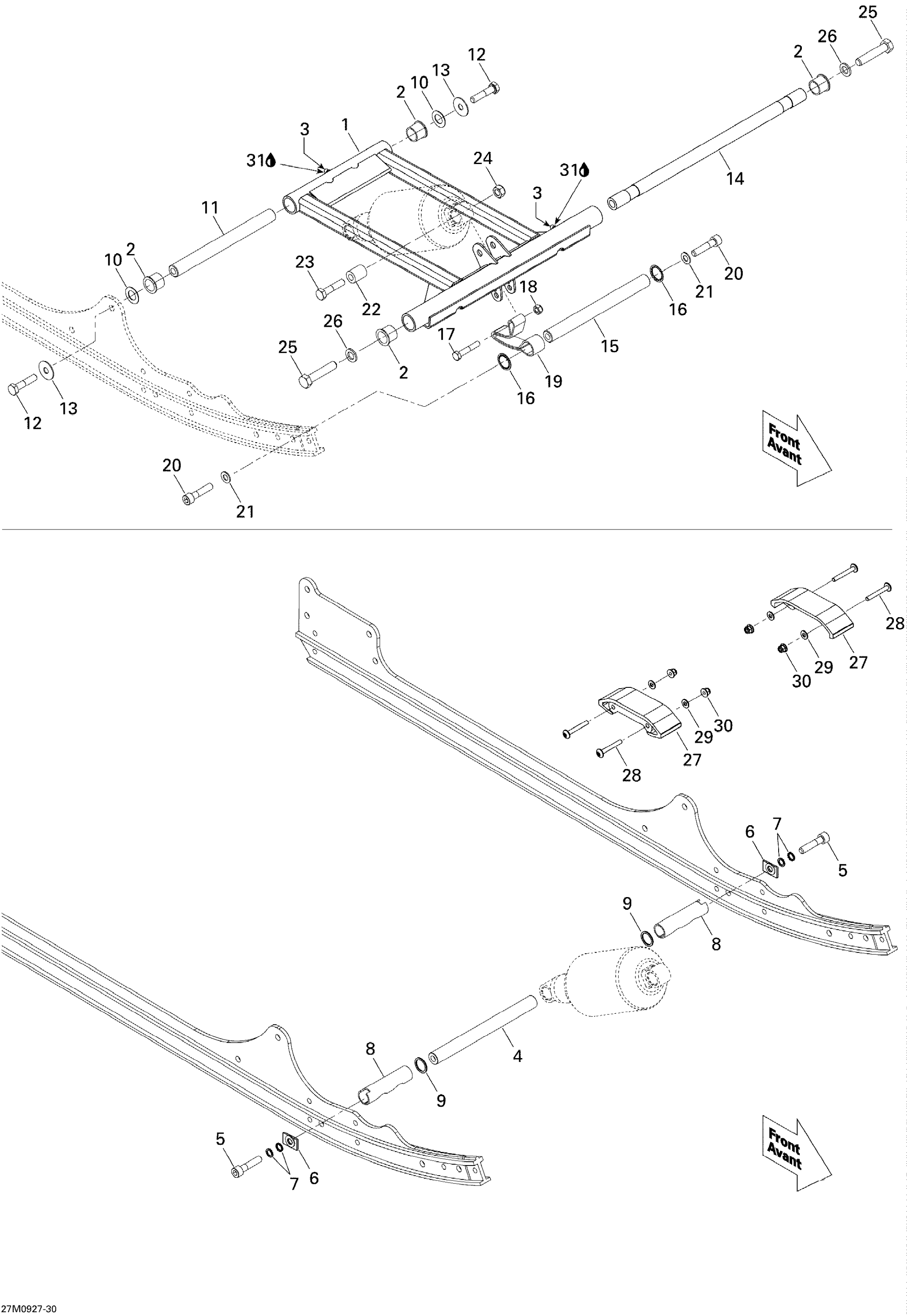 Схема узла: Front Arm