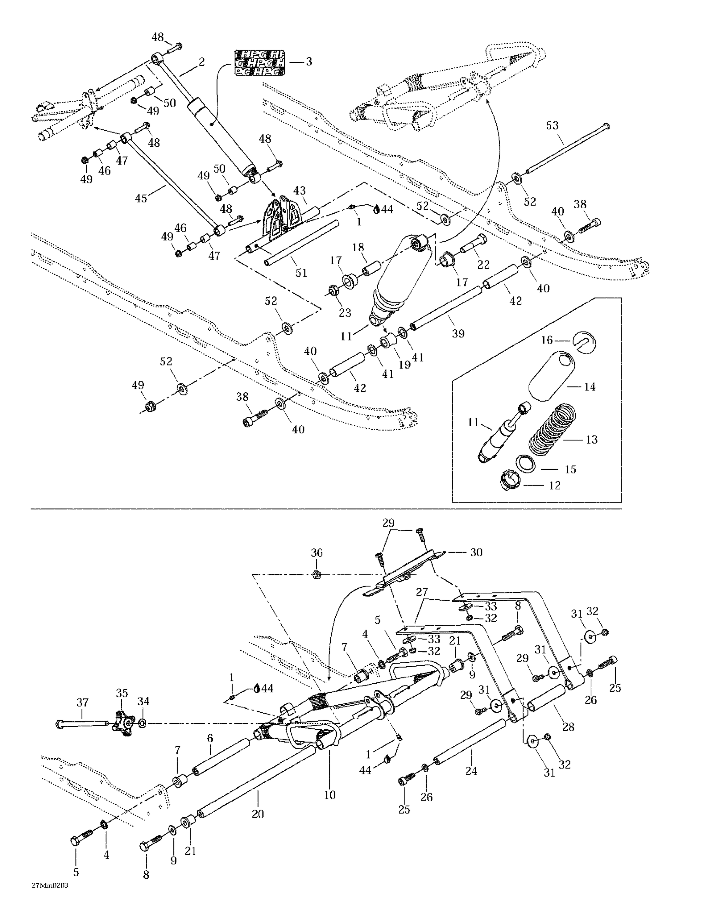 Front Arm And Shock