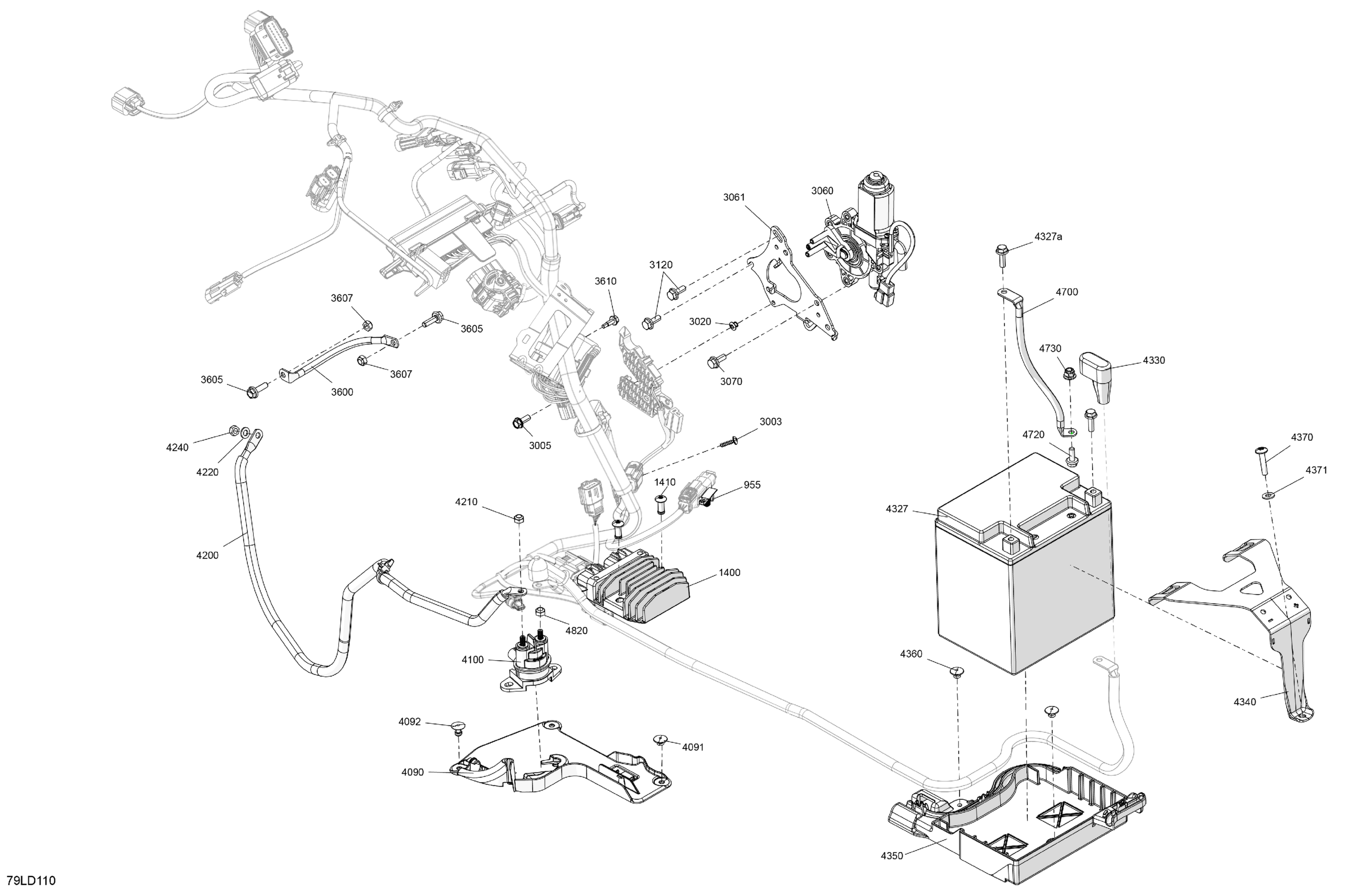 Схема узла: Electric - Lower Section