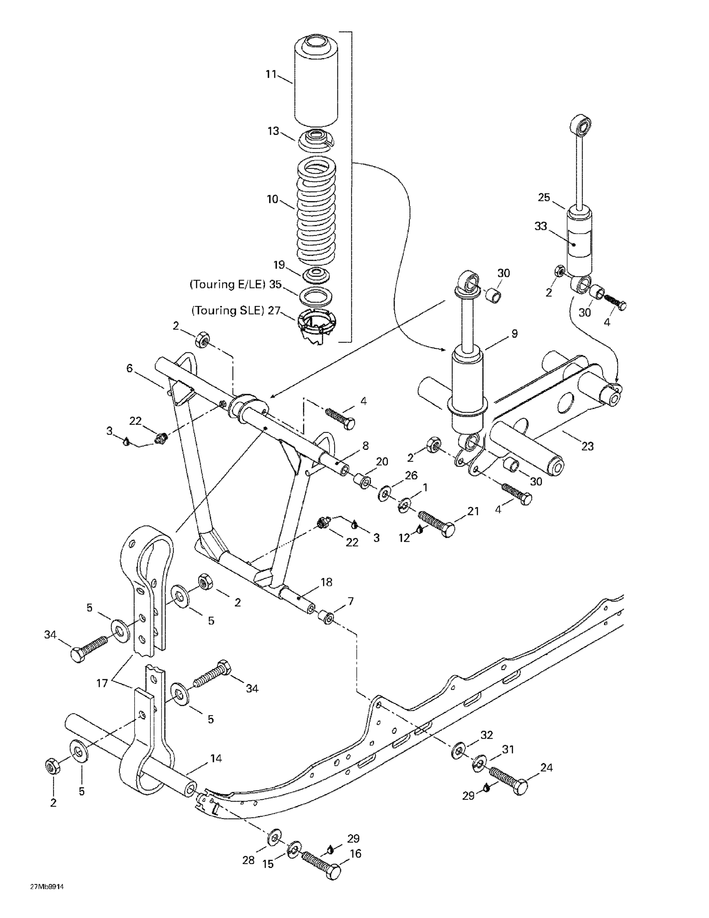 Front Arm, Rear Suspension