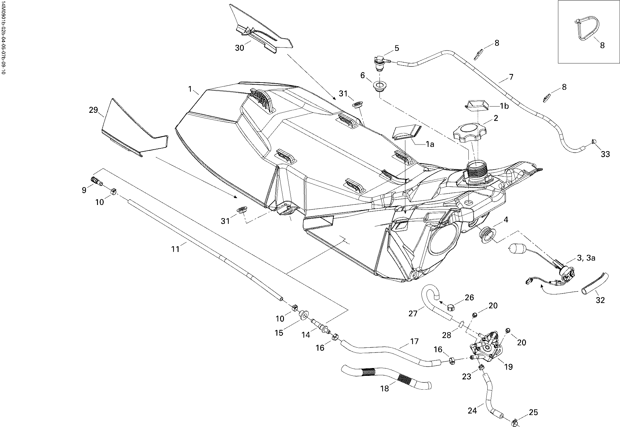 Схема узла: Fuel System 800R