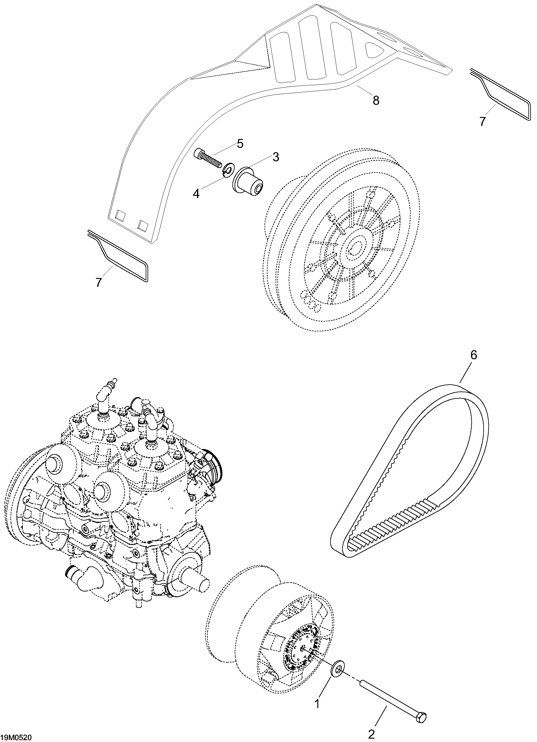 Схема узла: Pulley System