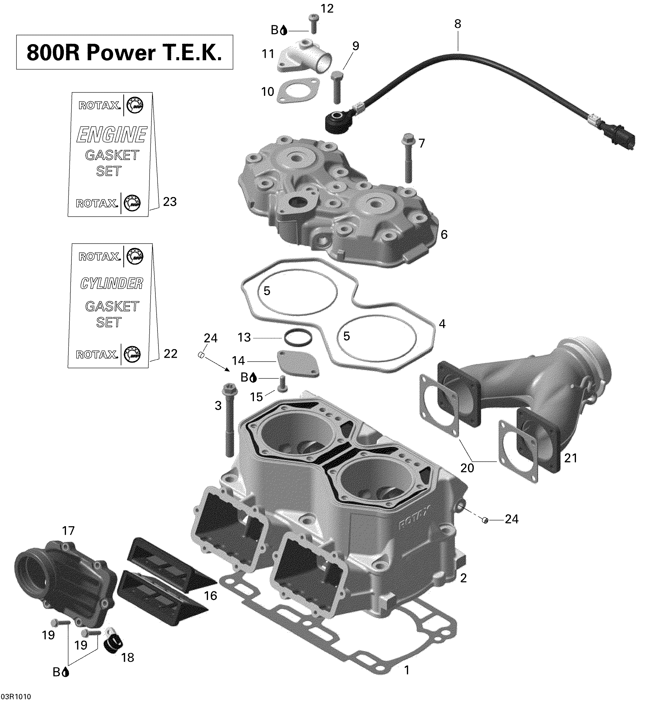 Схема узла: Cylinder and Cylinder Head