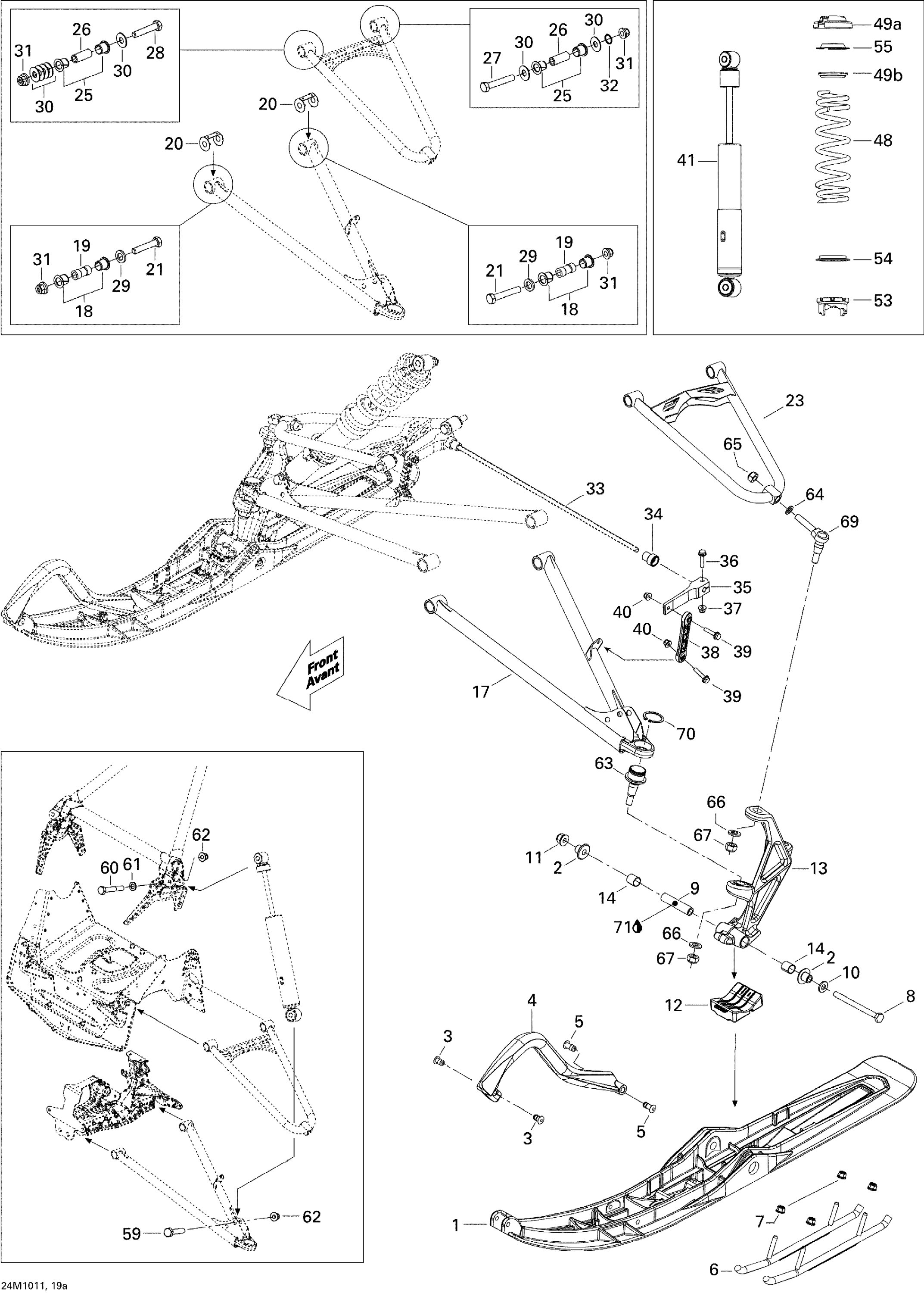 Front Suspension And Ski SE 1200