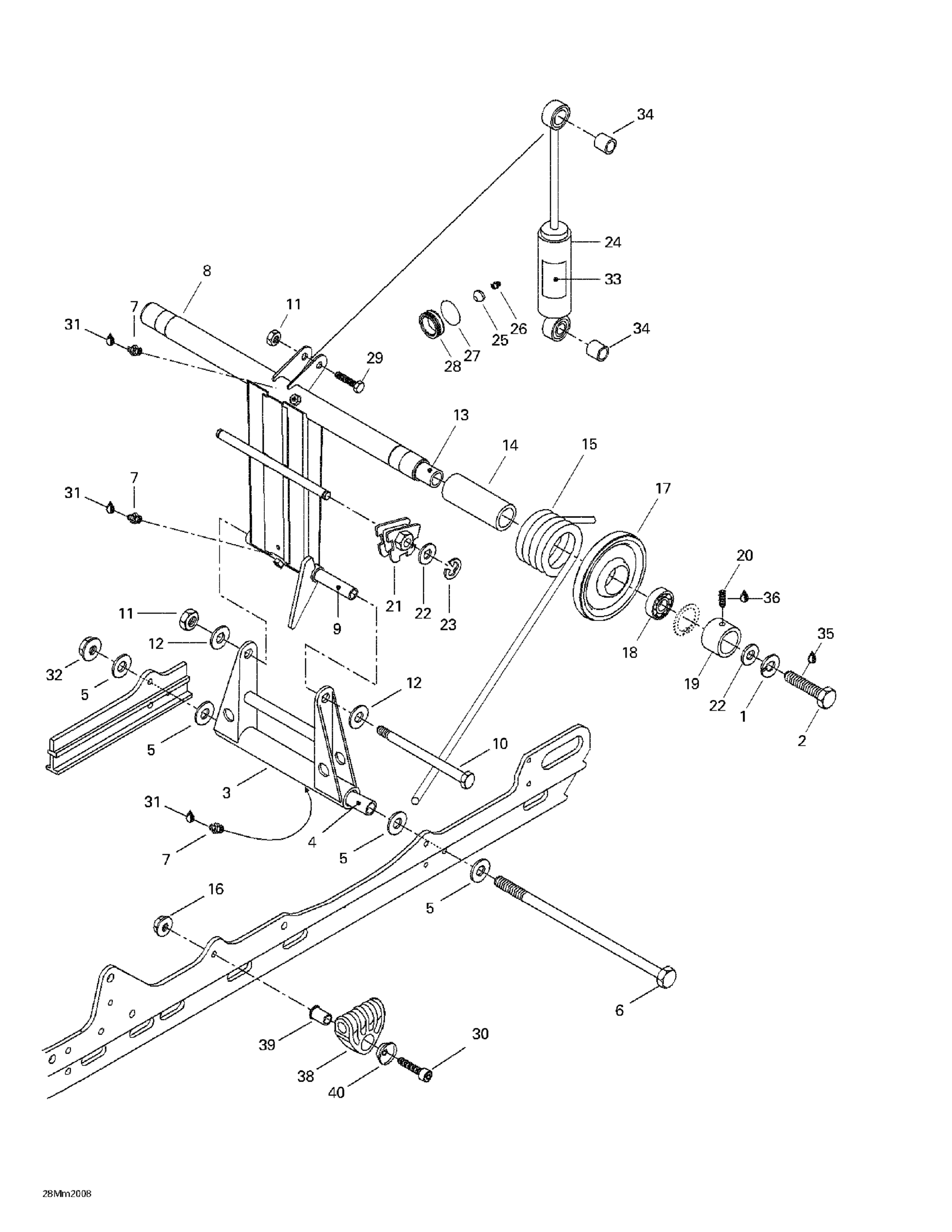 Rear Arm, Rear Suspension