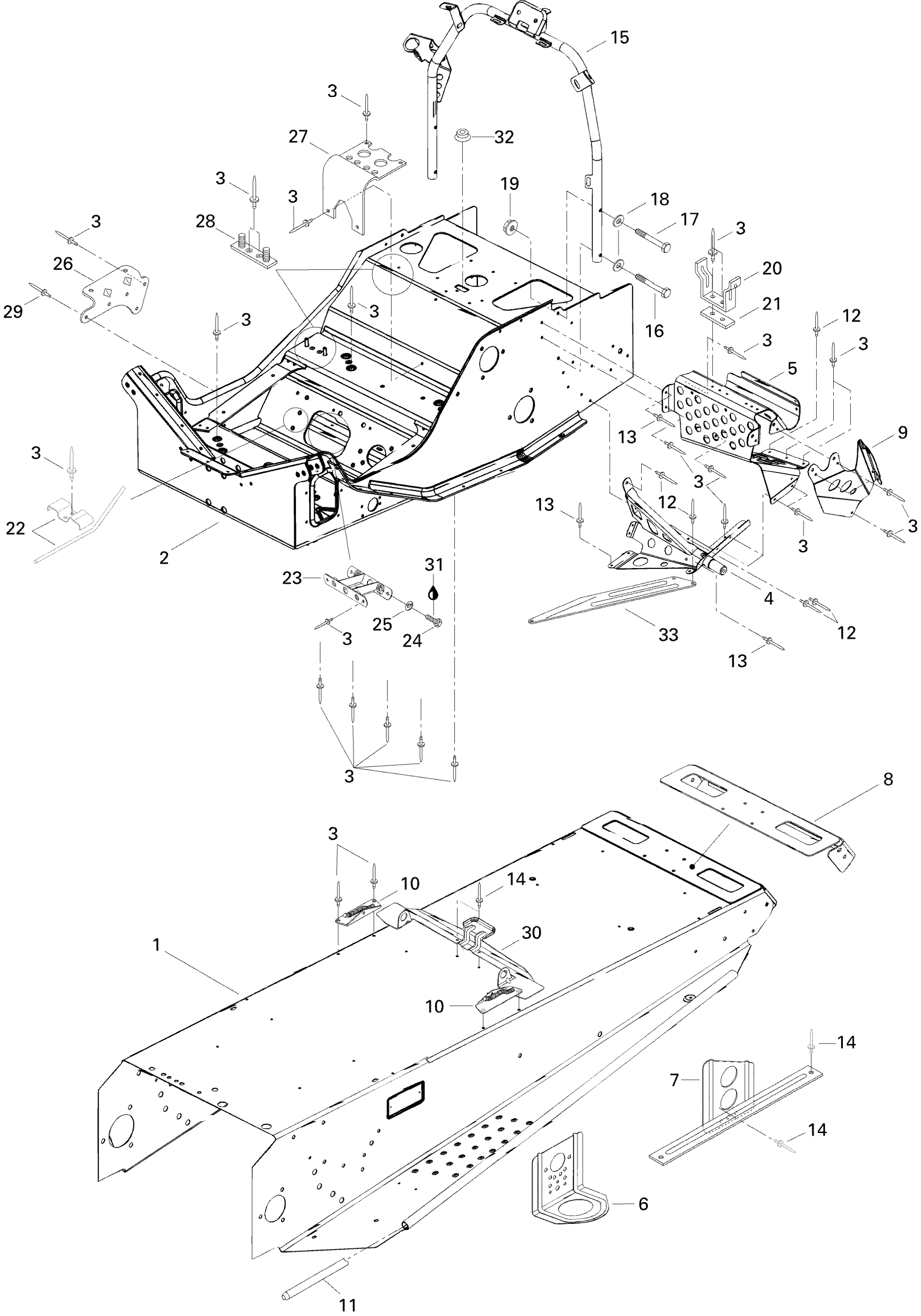 Схема узла: Frame and Components