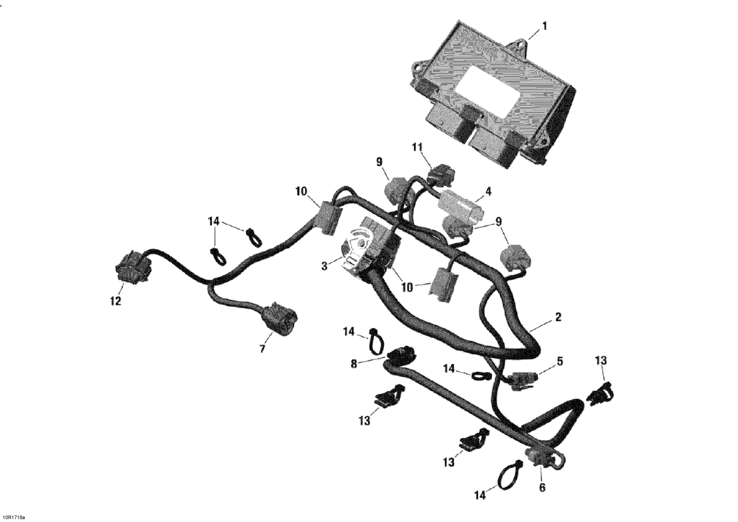 Engine Harness And Electronic Module _10R1552