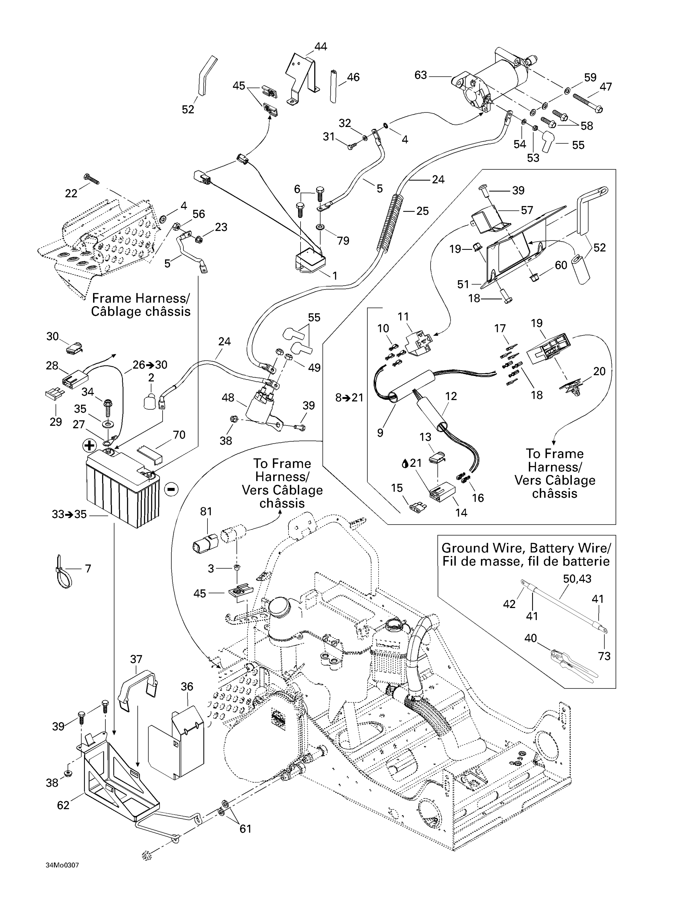 Battery And Starter