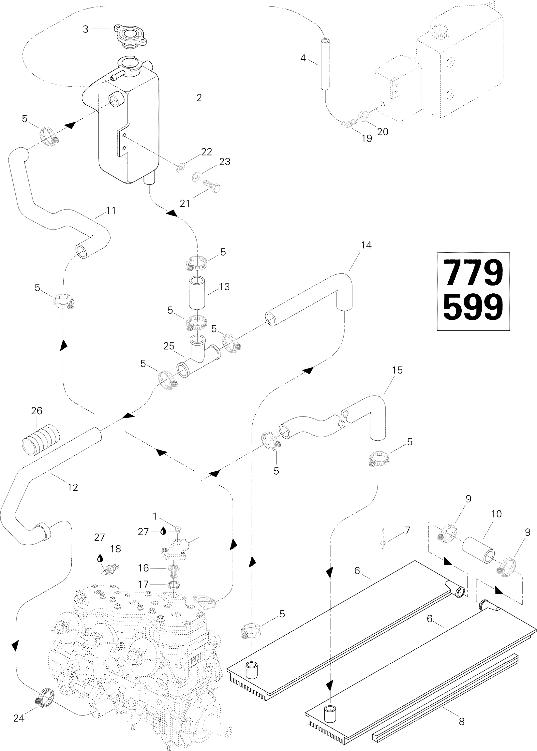 Схема узла: Cooling System III LT