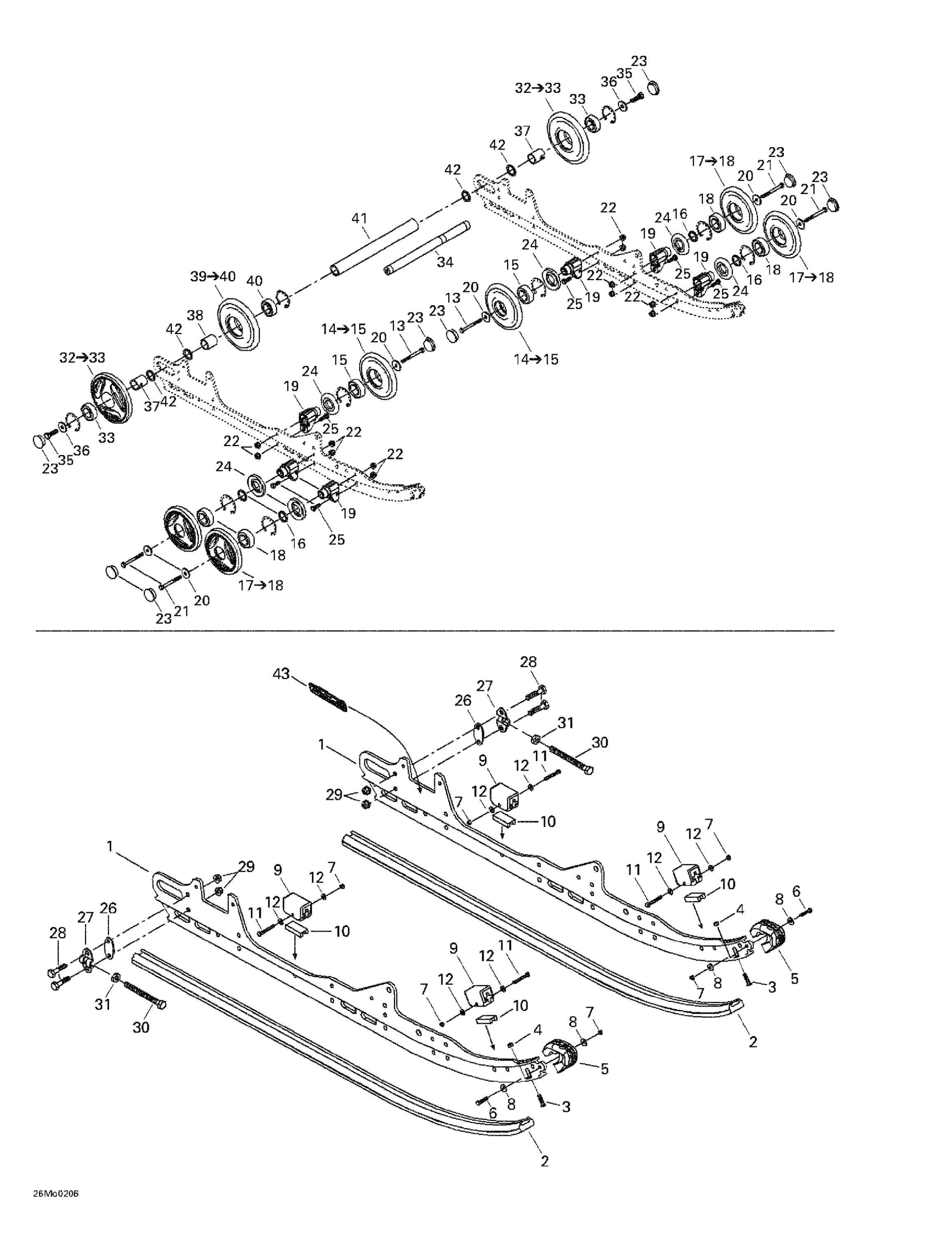 Схема узла: Rear Suspension