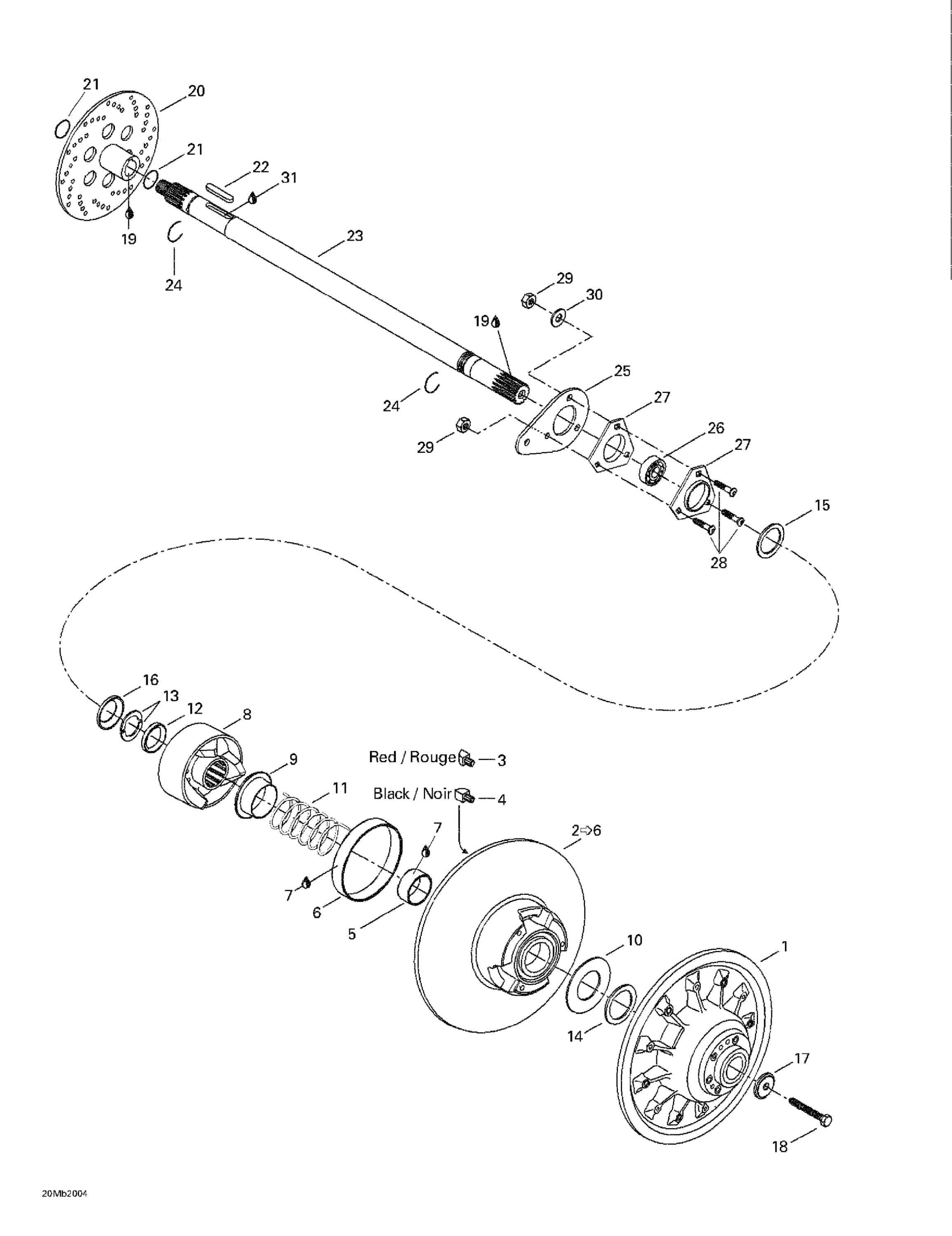 Driven Pulley