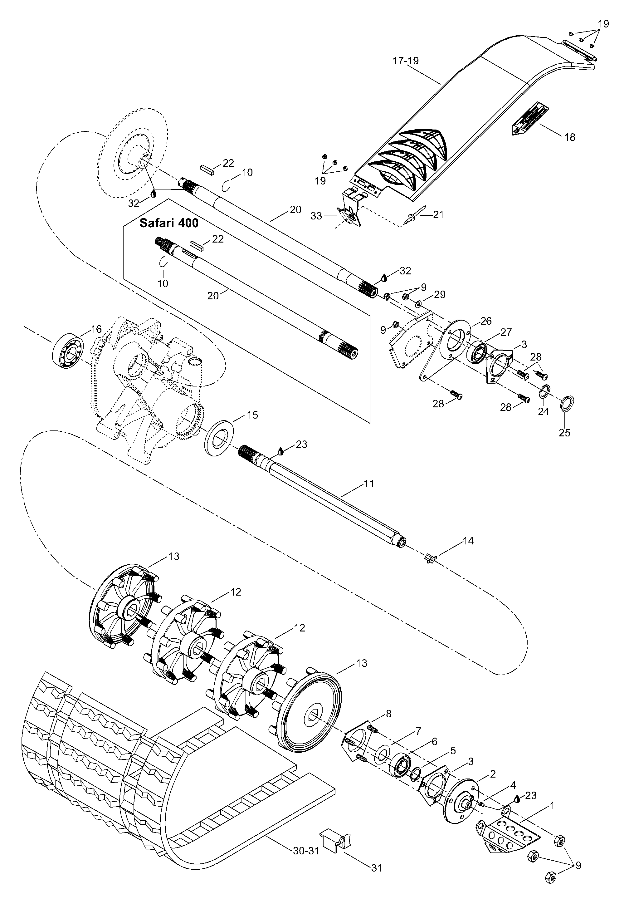 Схема узла: Drive Axle