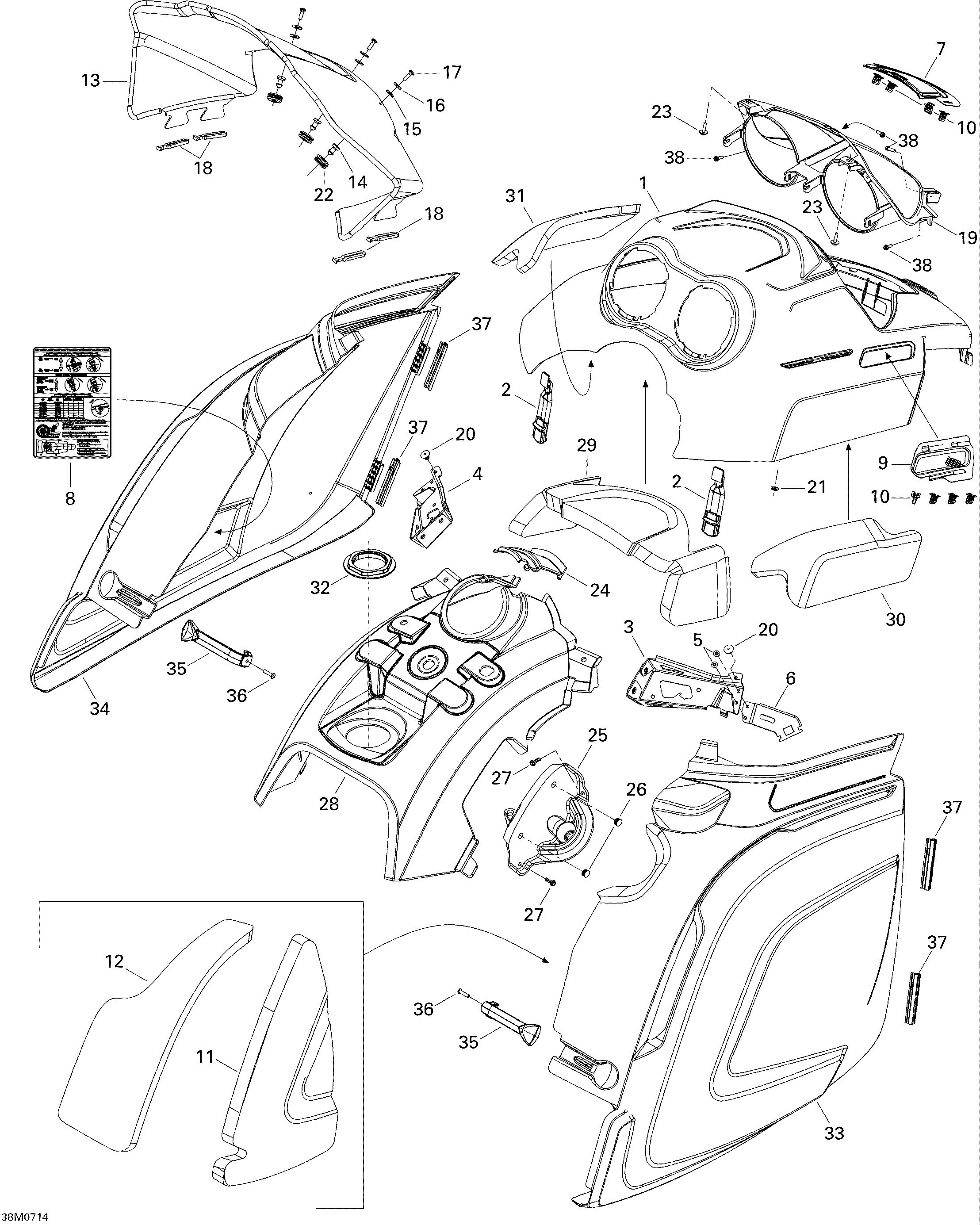 Схема узла: Hood