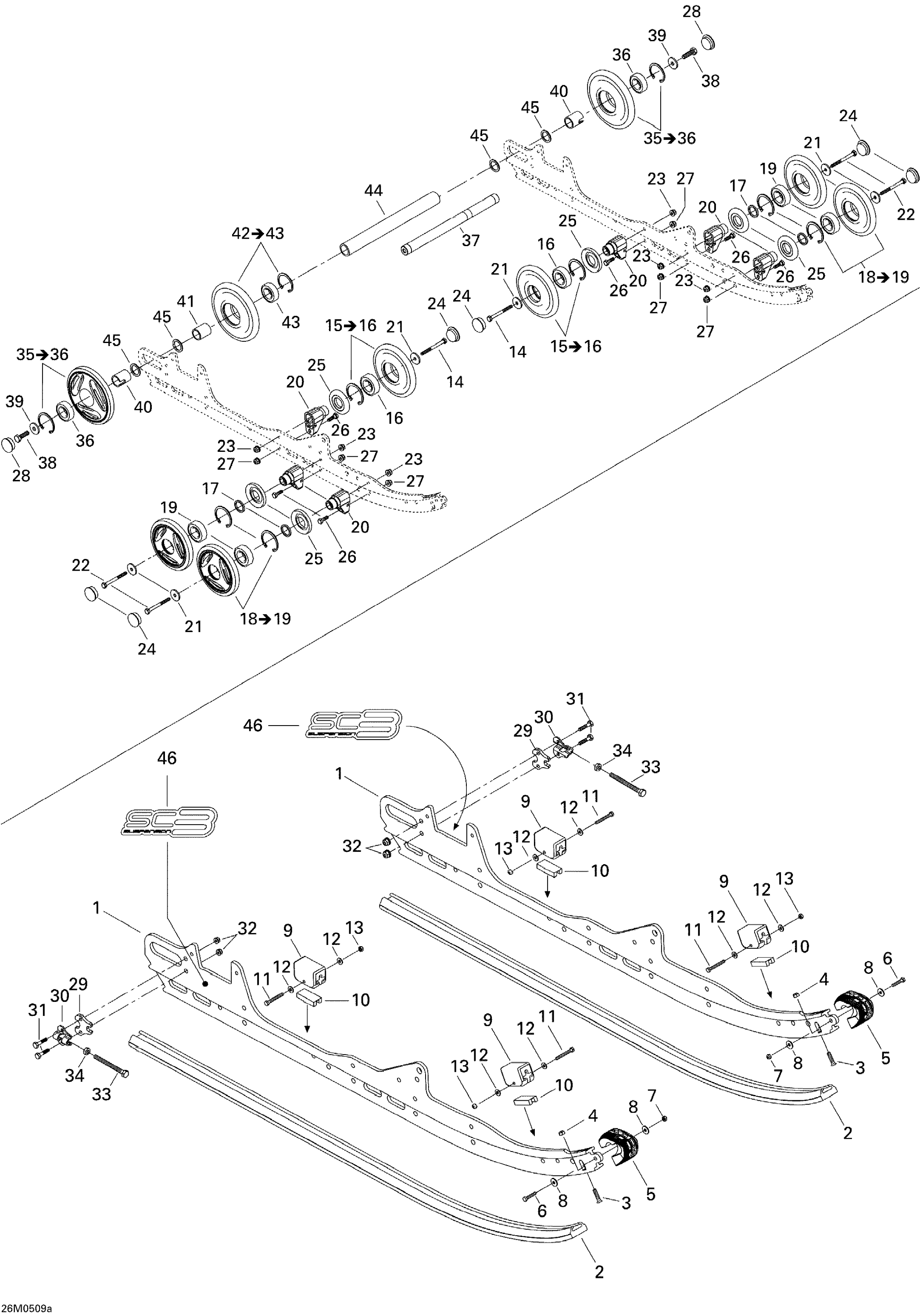 Rear suspension 1
