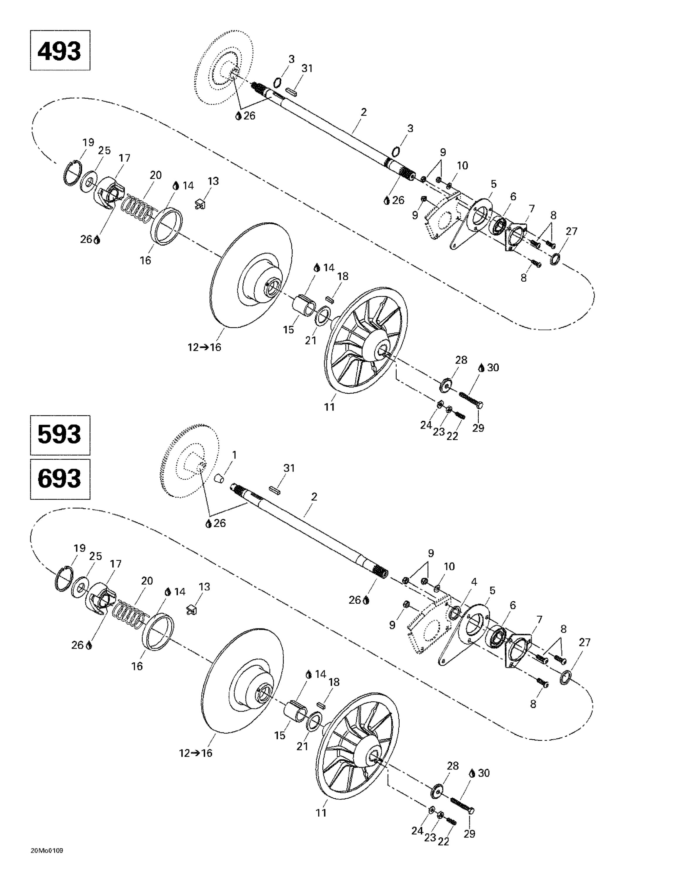 Driven Pulley