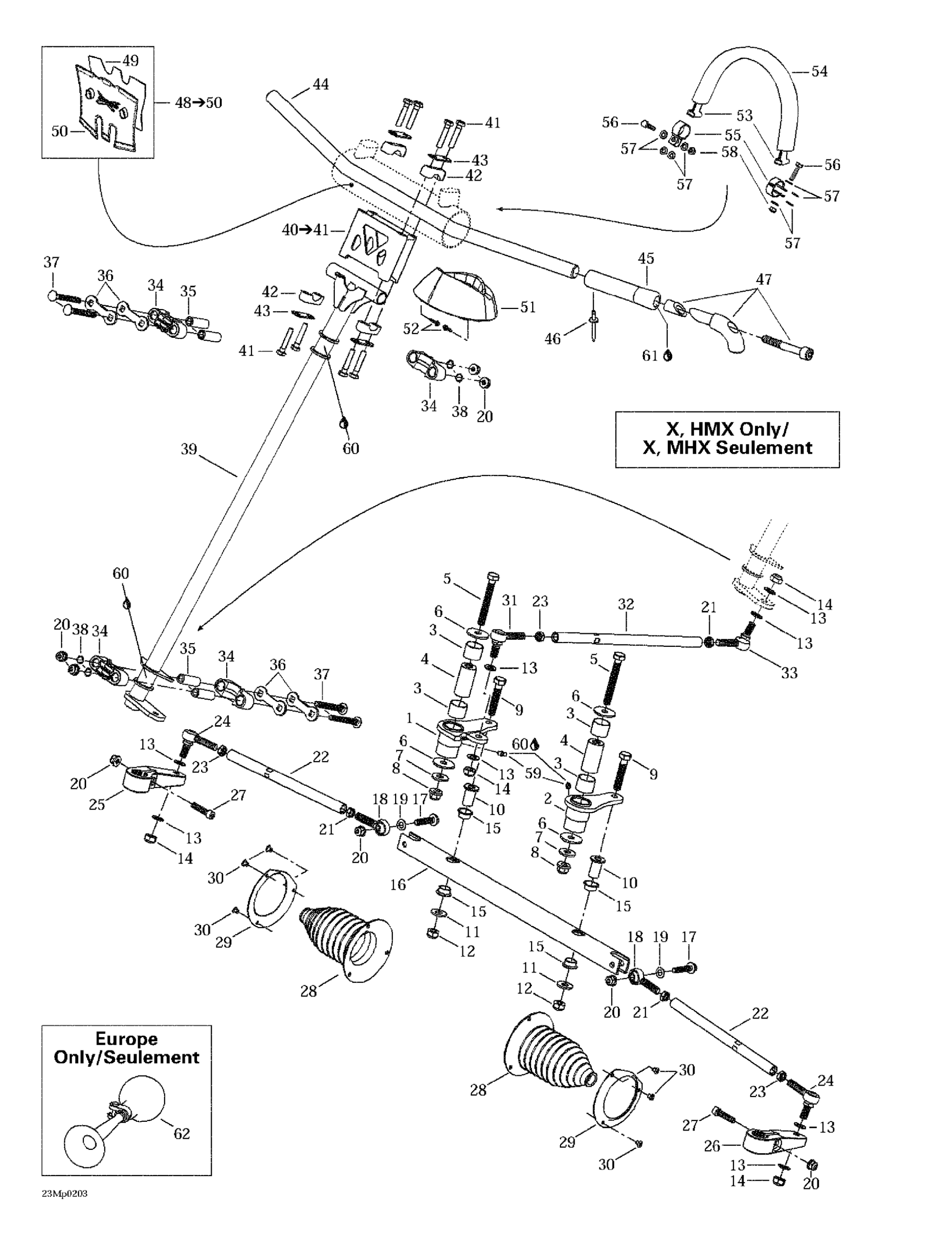 Steering System (X, HMX)