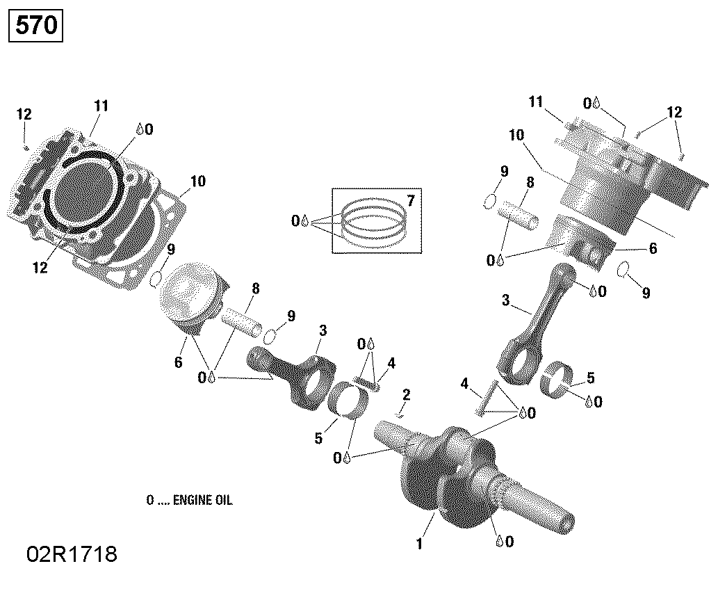 ROTAX - Crankshaft and Pistons