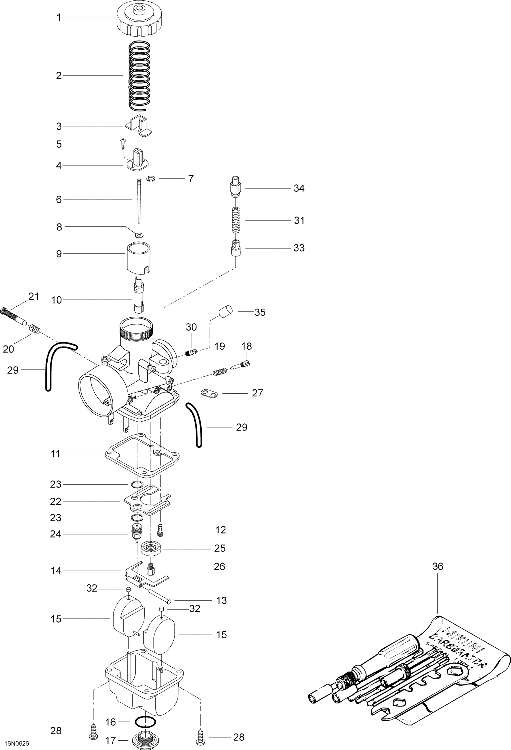 Схема узла: Carburetor
