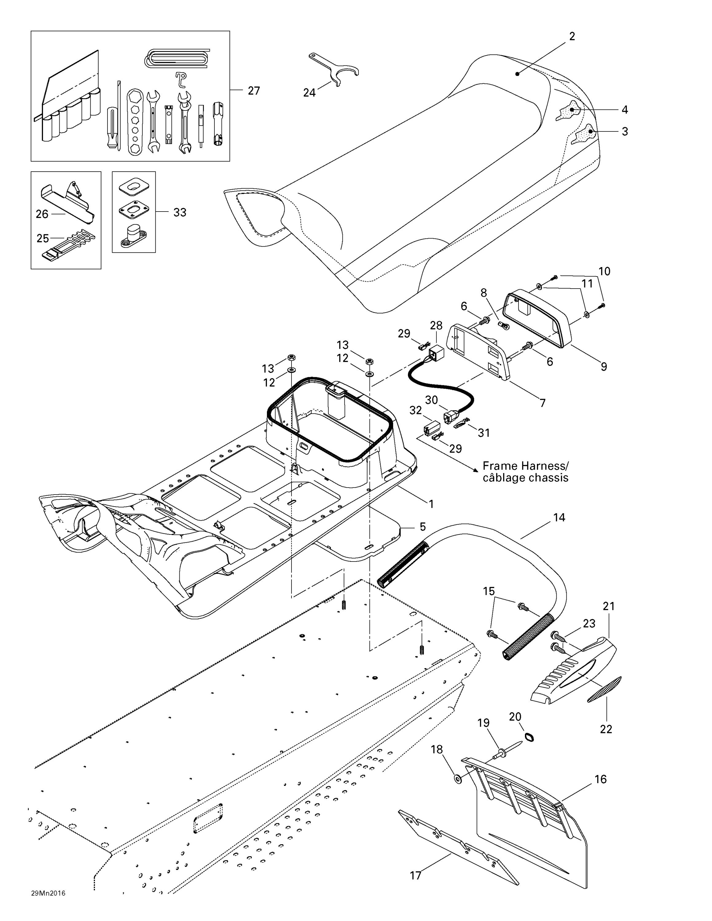 Схема узла: Seat And Accessories