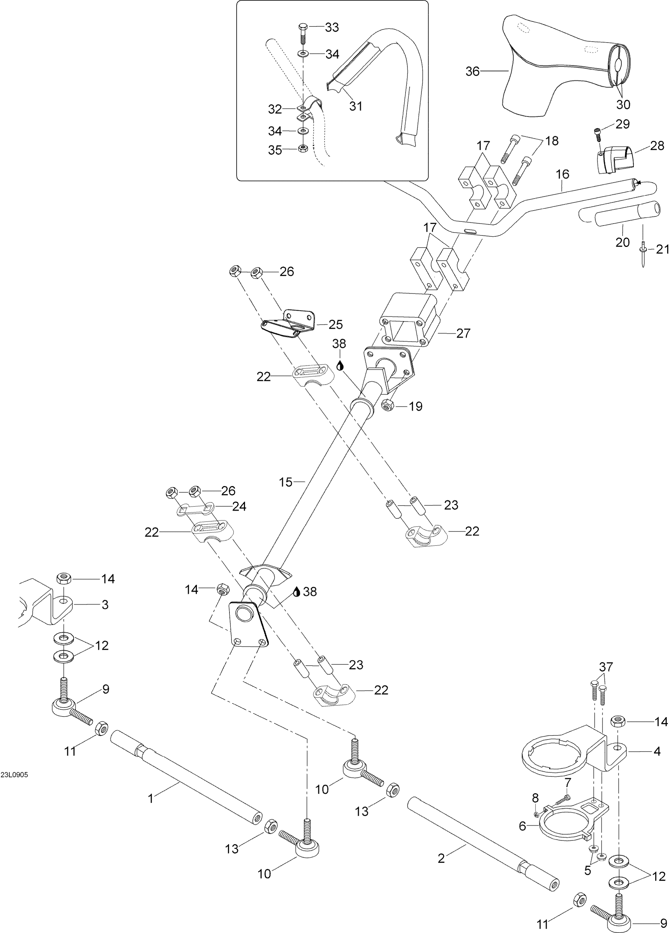 Схема узла: Steering System
