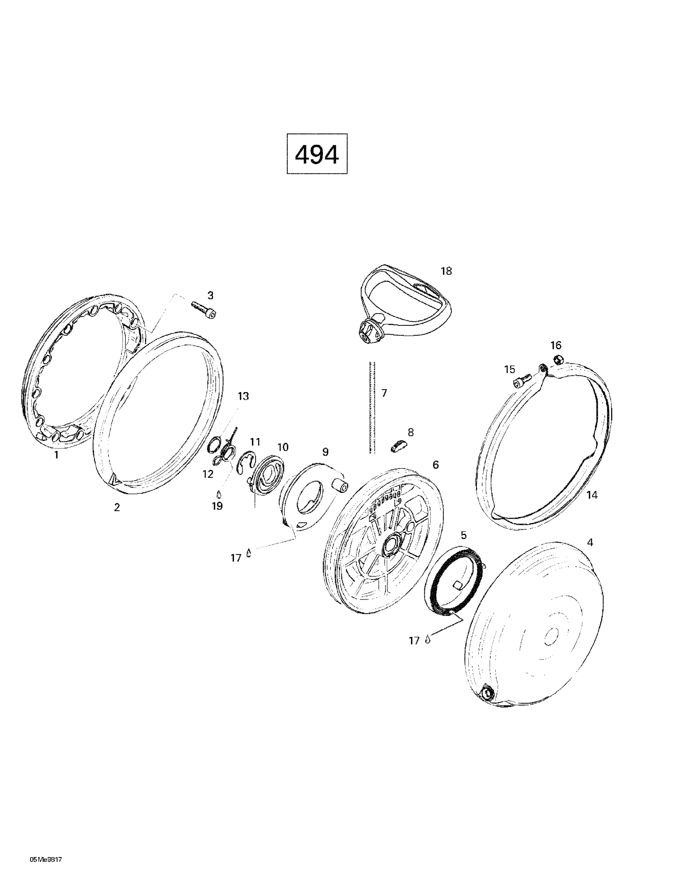 Rewind Starter (494)