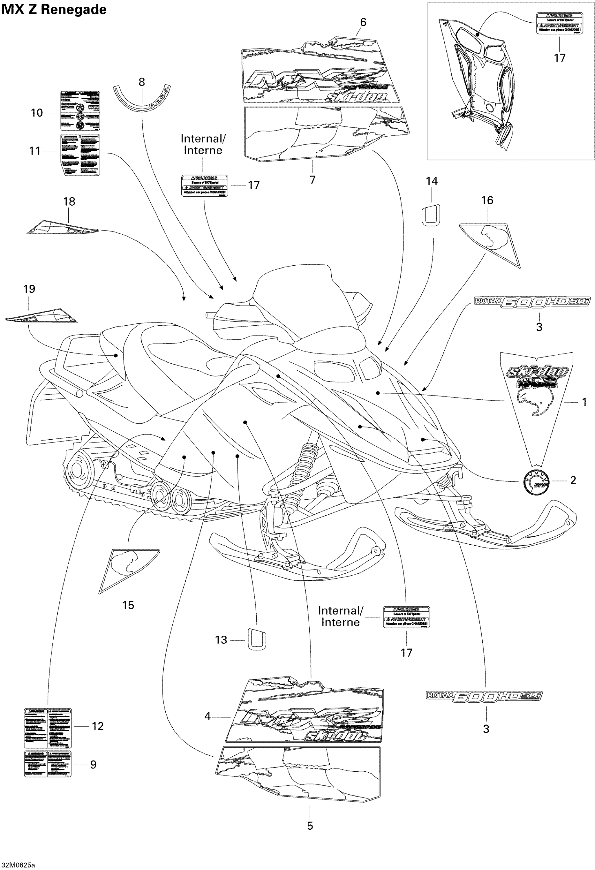 Схема узла: Decals Renegade