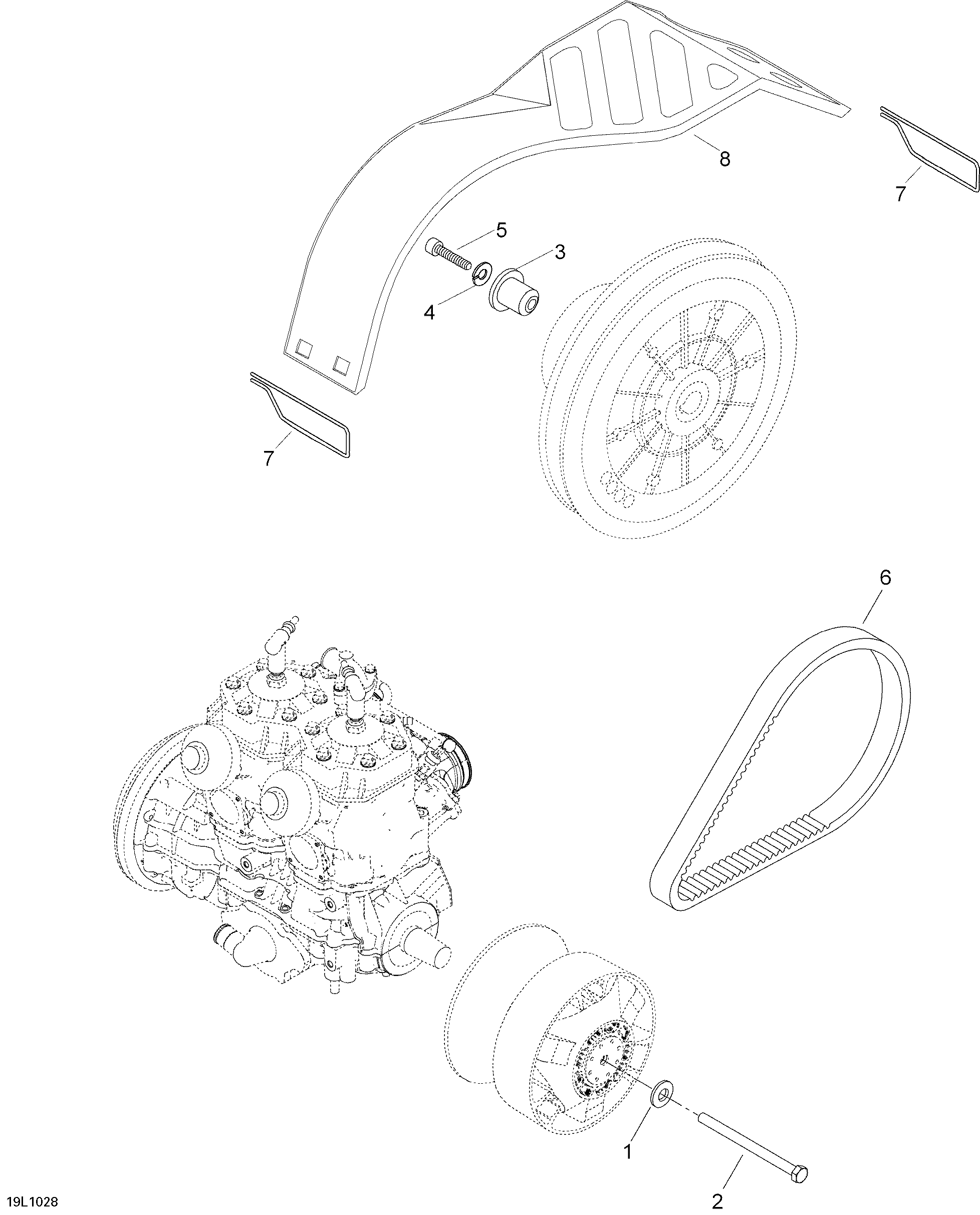 Схема узла: Pulley System