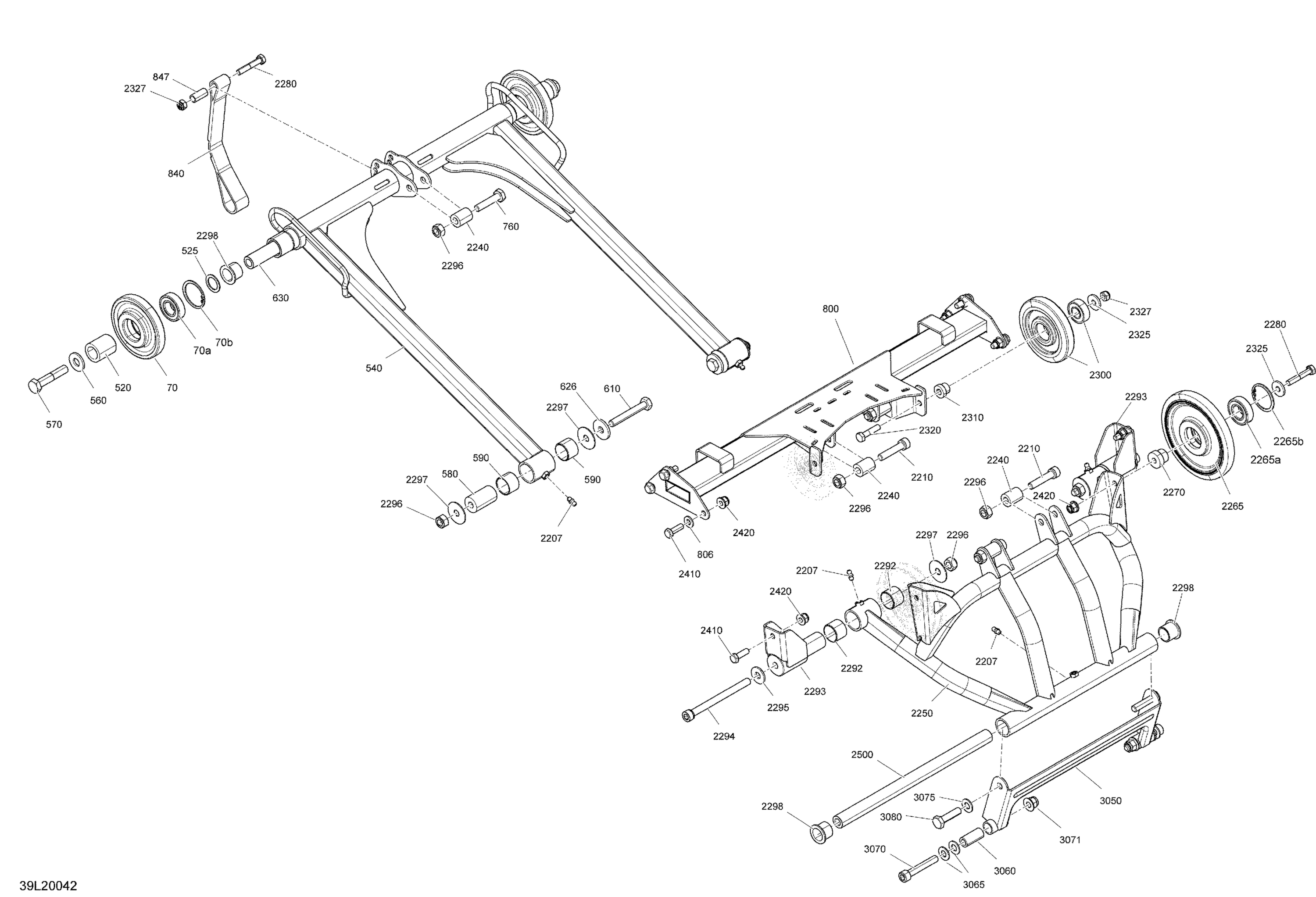 Схема узла: Suspension, Rear - System - Upper Section - Package Alpine