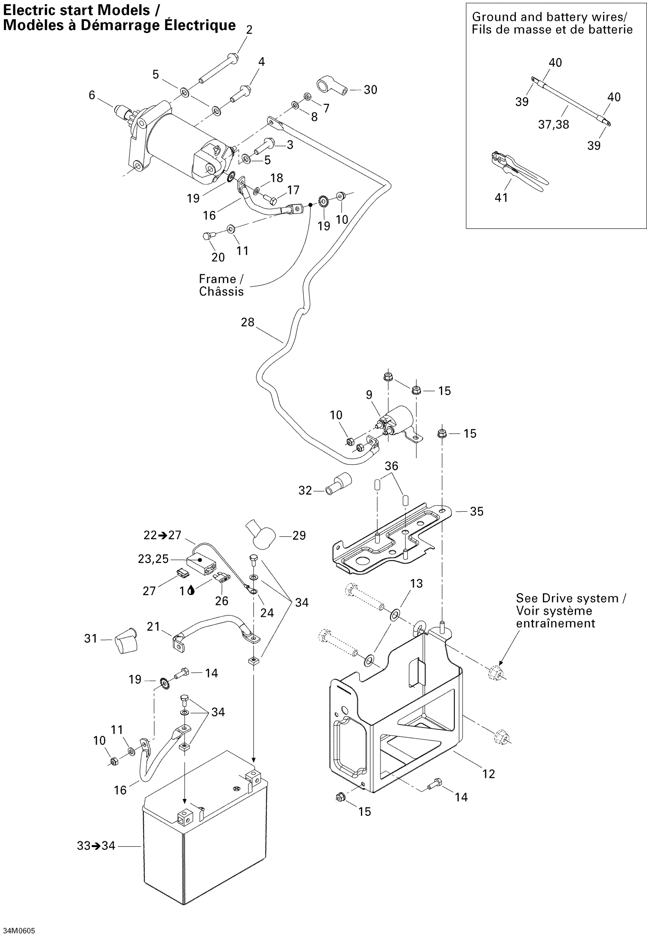 Battery And Starter