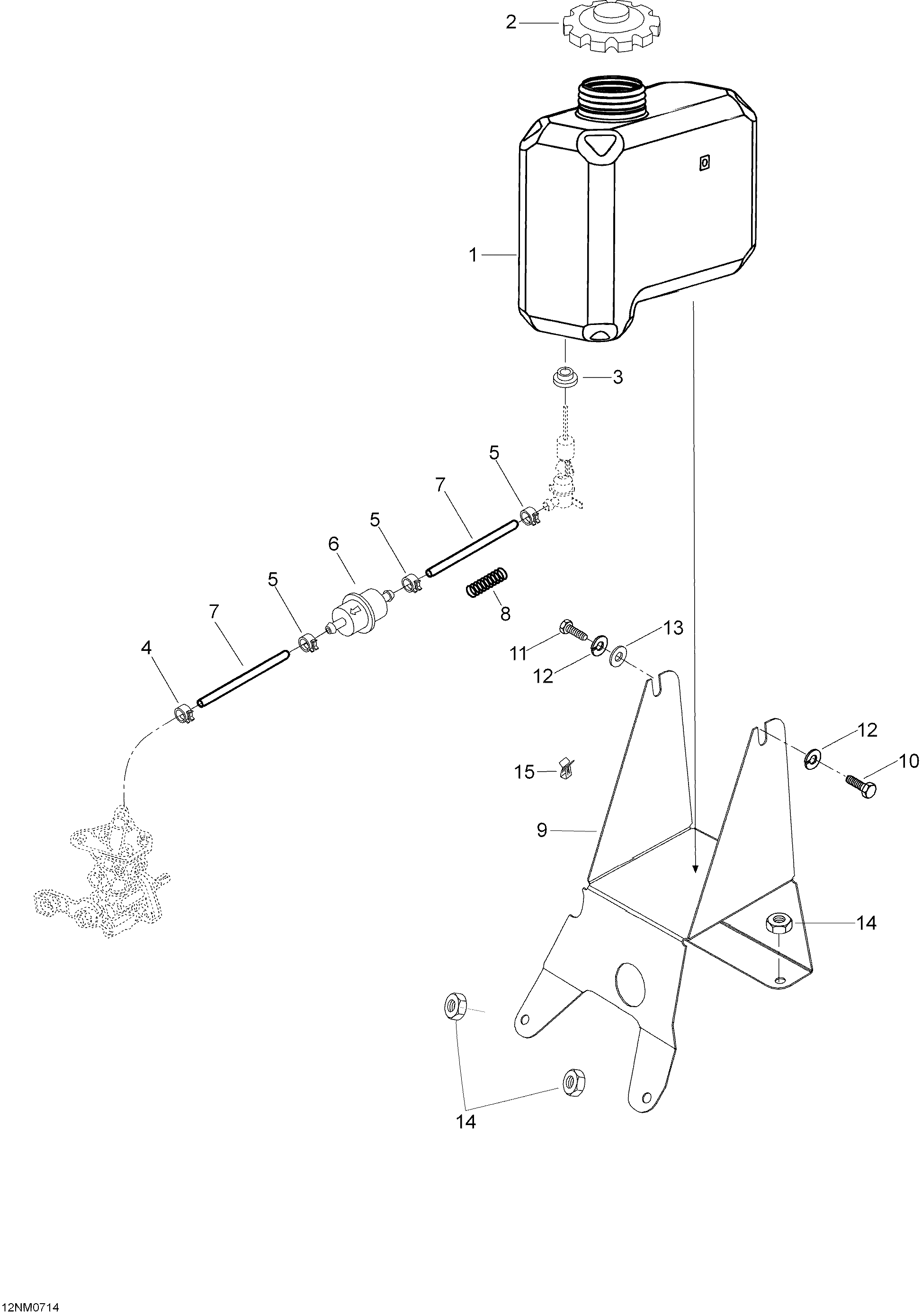 Oil Tank And Support