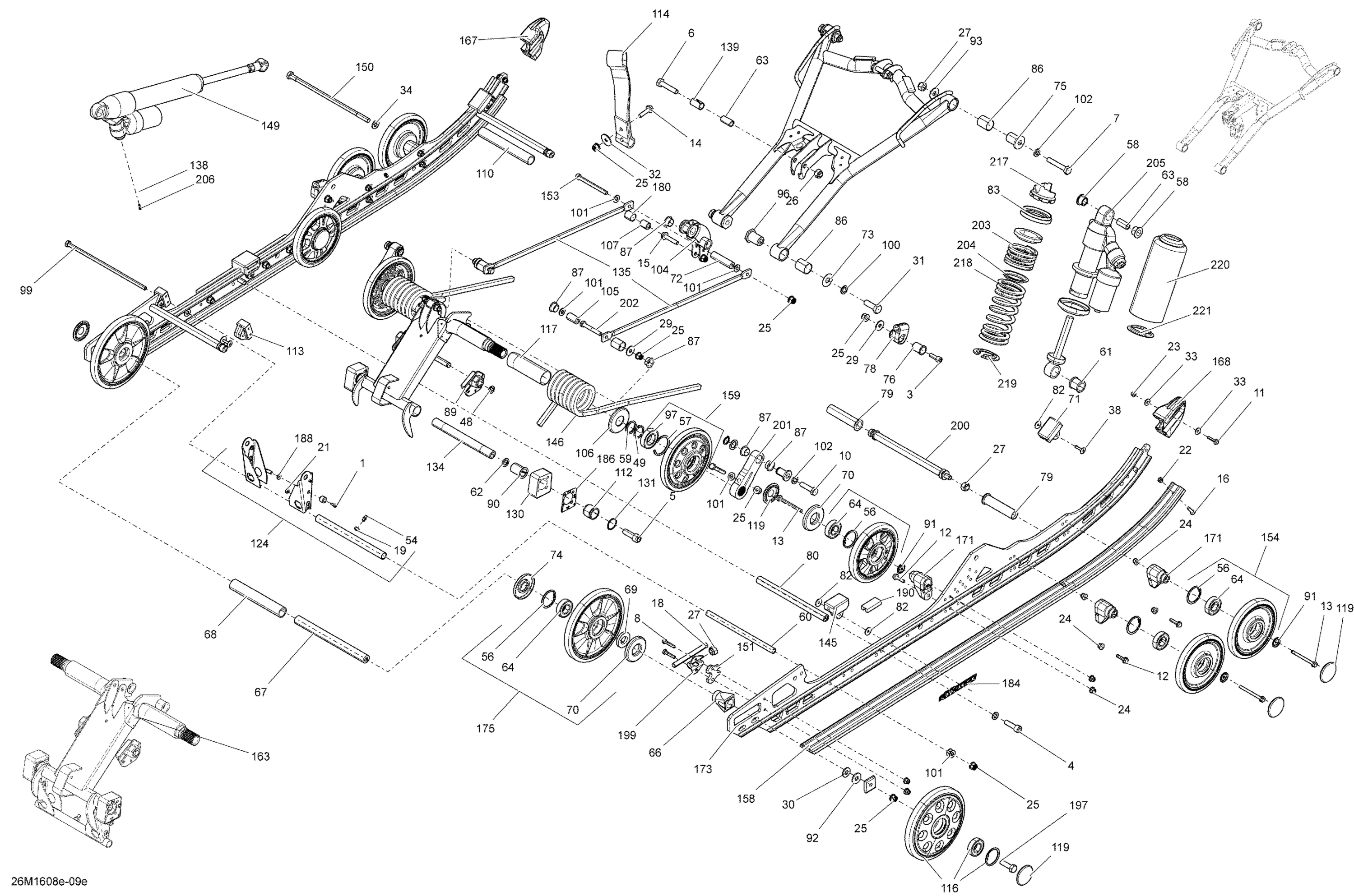 Схема узла: Rear Suspension