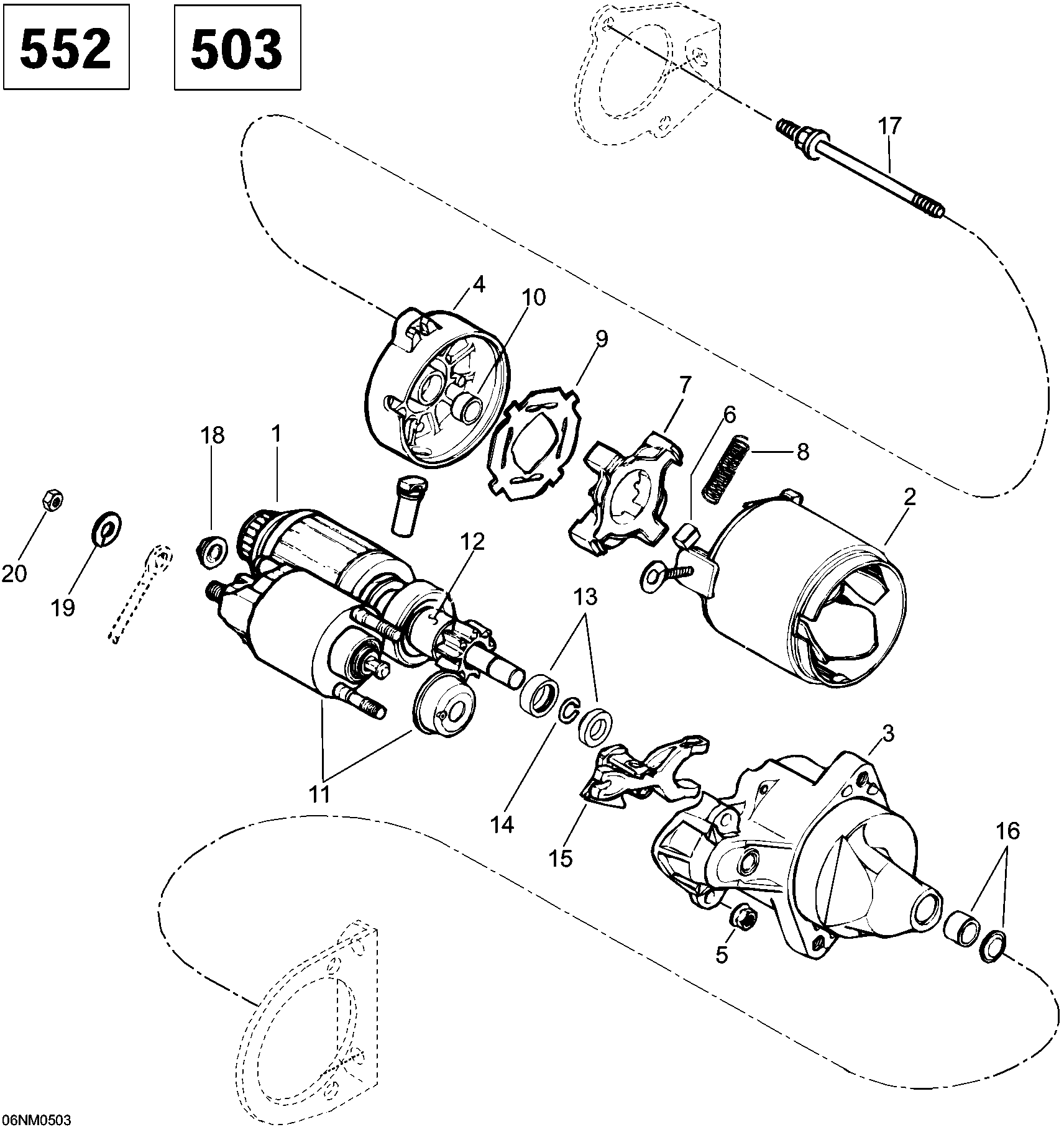 Electric starter