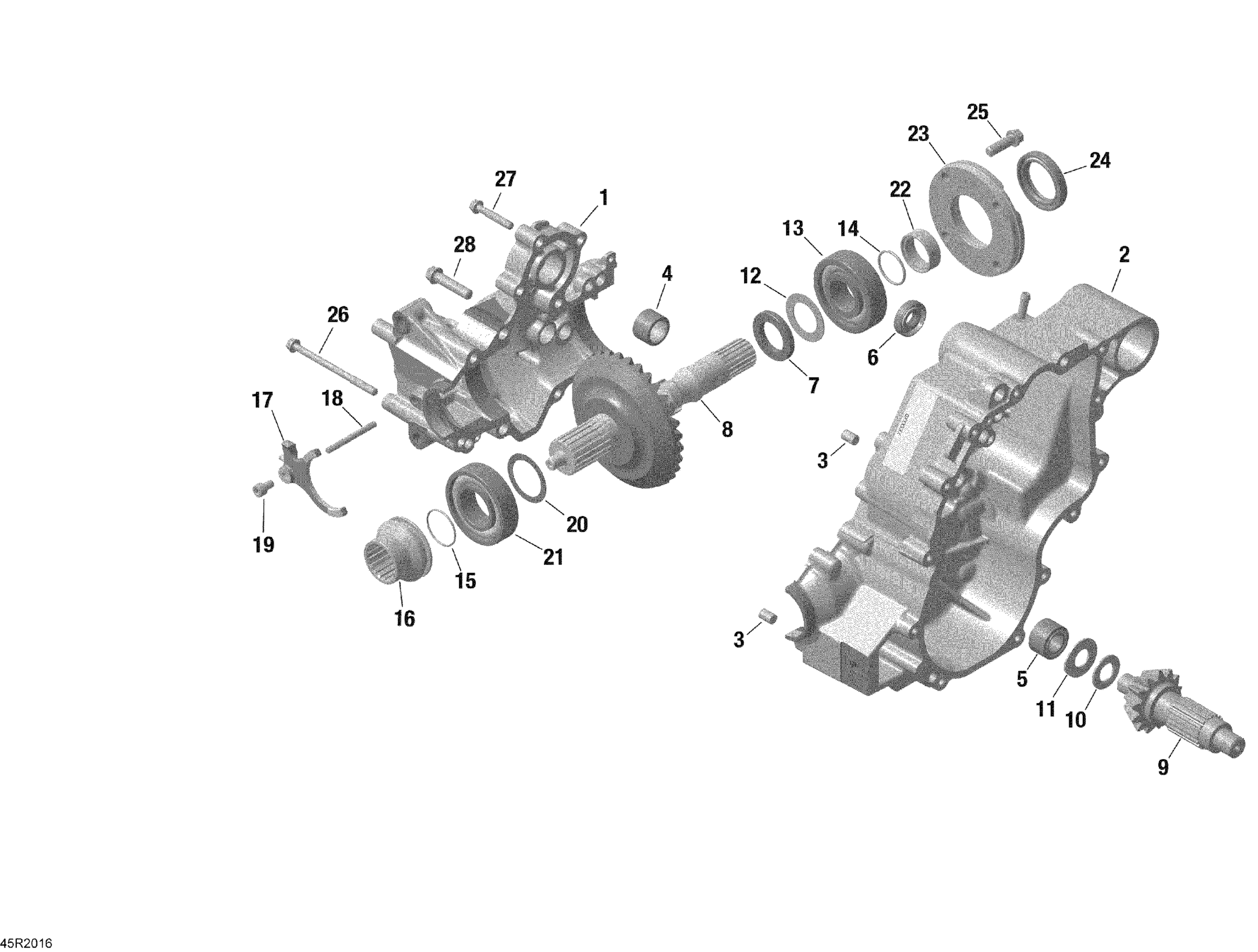 Gear Box 1 - 46217 - Except North Edition