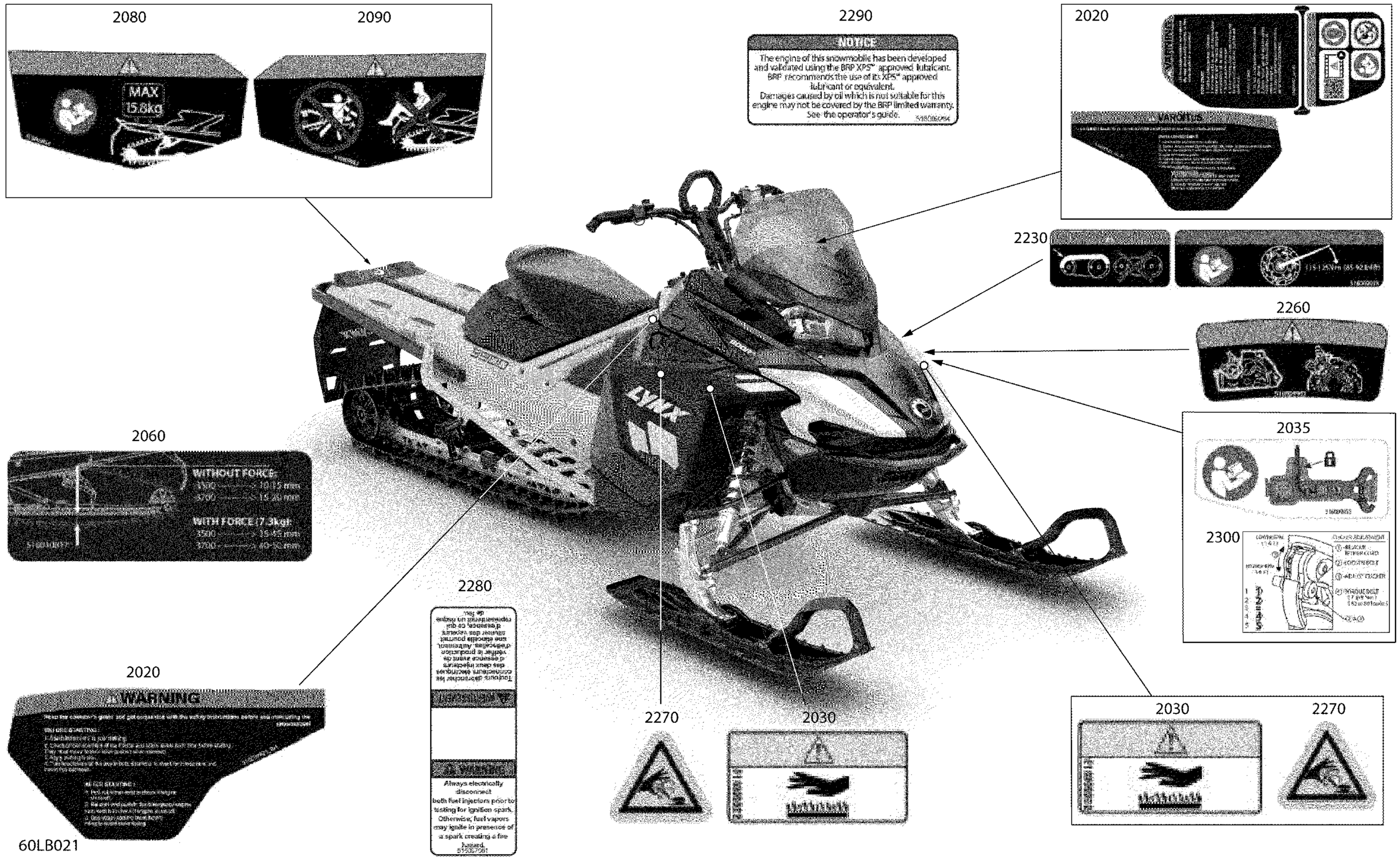 Схема узла: Body - Warning Decals