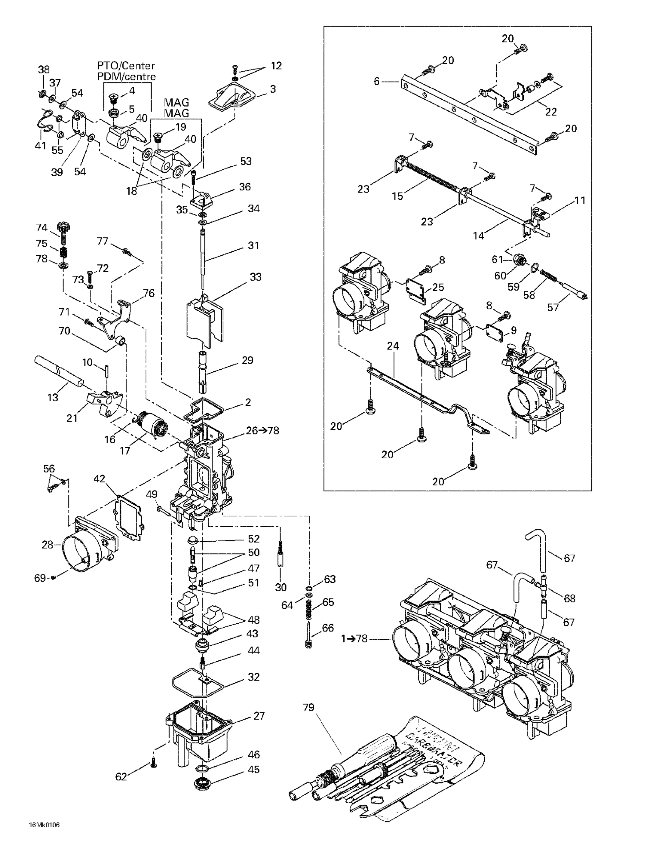 Схема узла: Carburetors