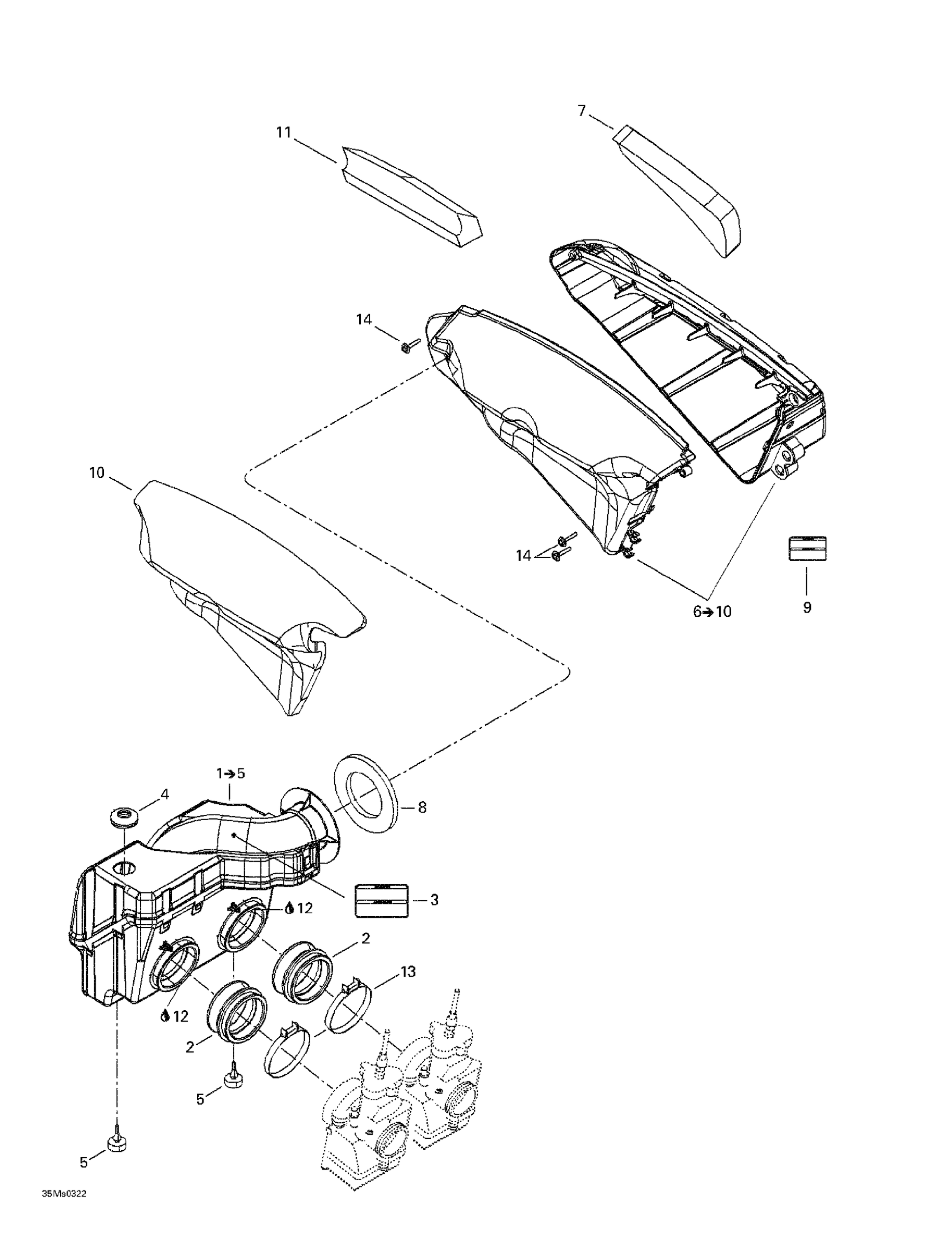 Схема узла: Air Intake System