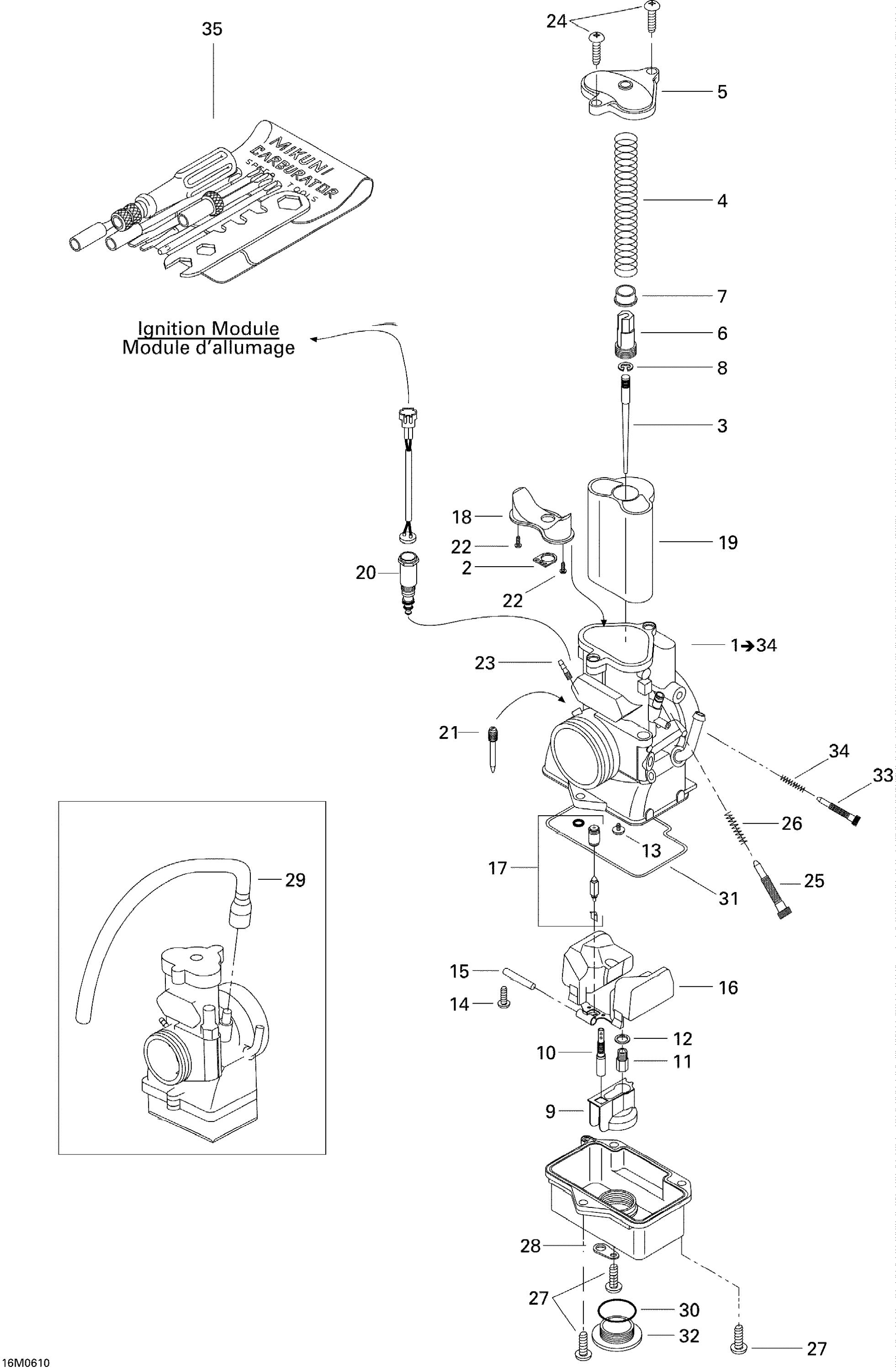 Схема узла: Carburetor