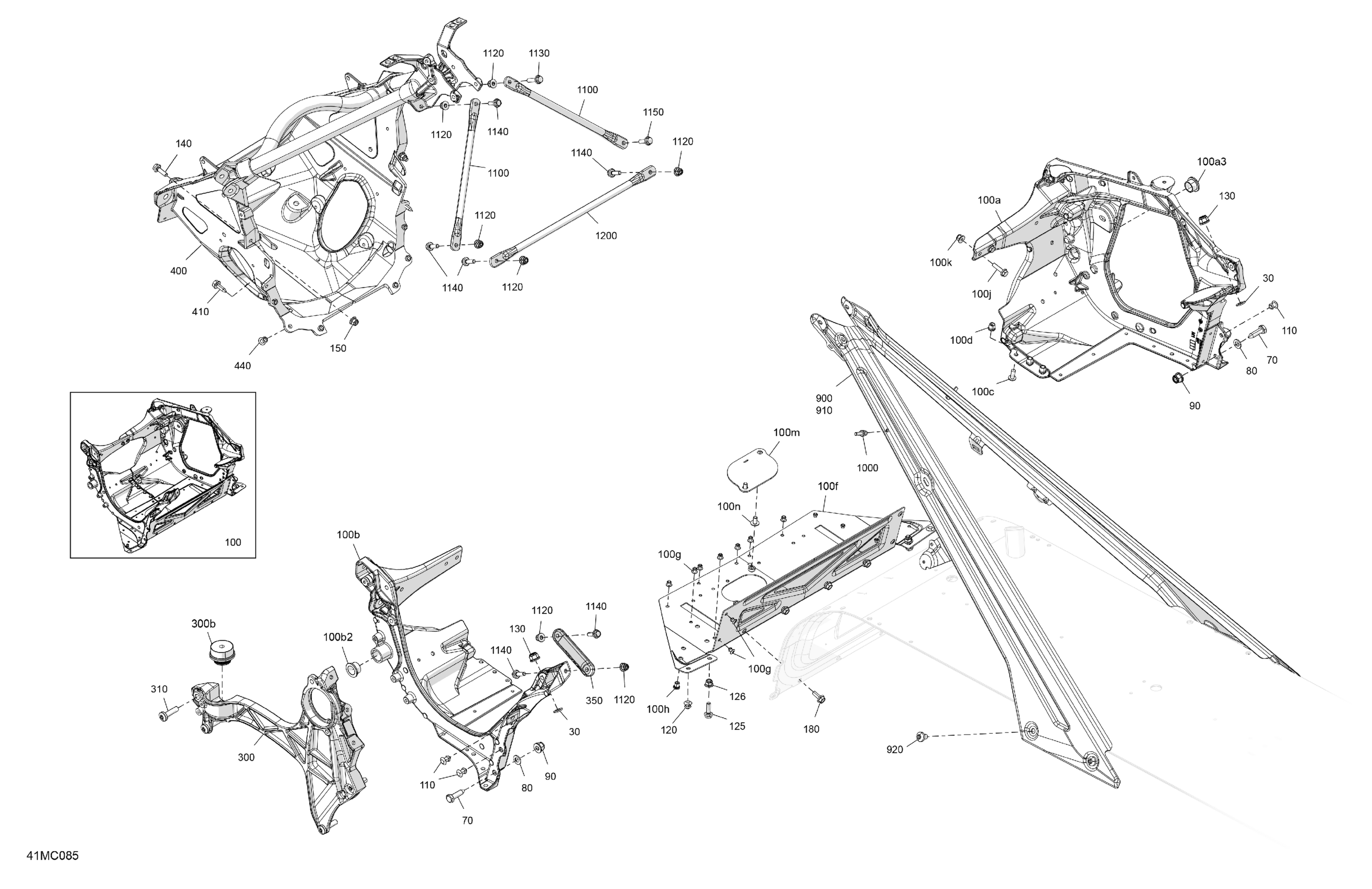 Схема узла: Frame - System - Front Section