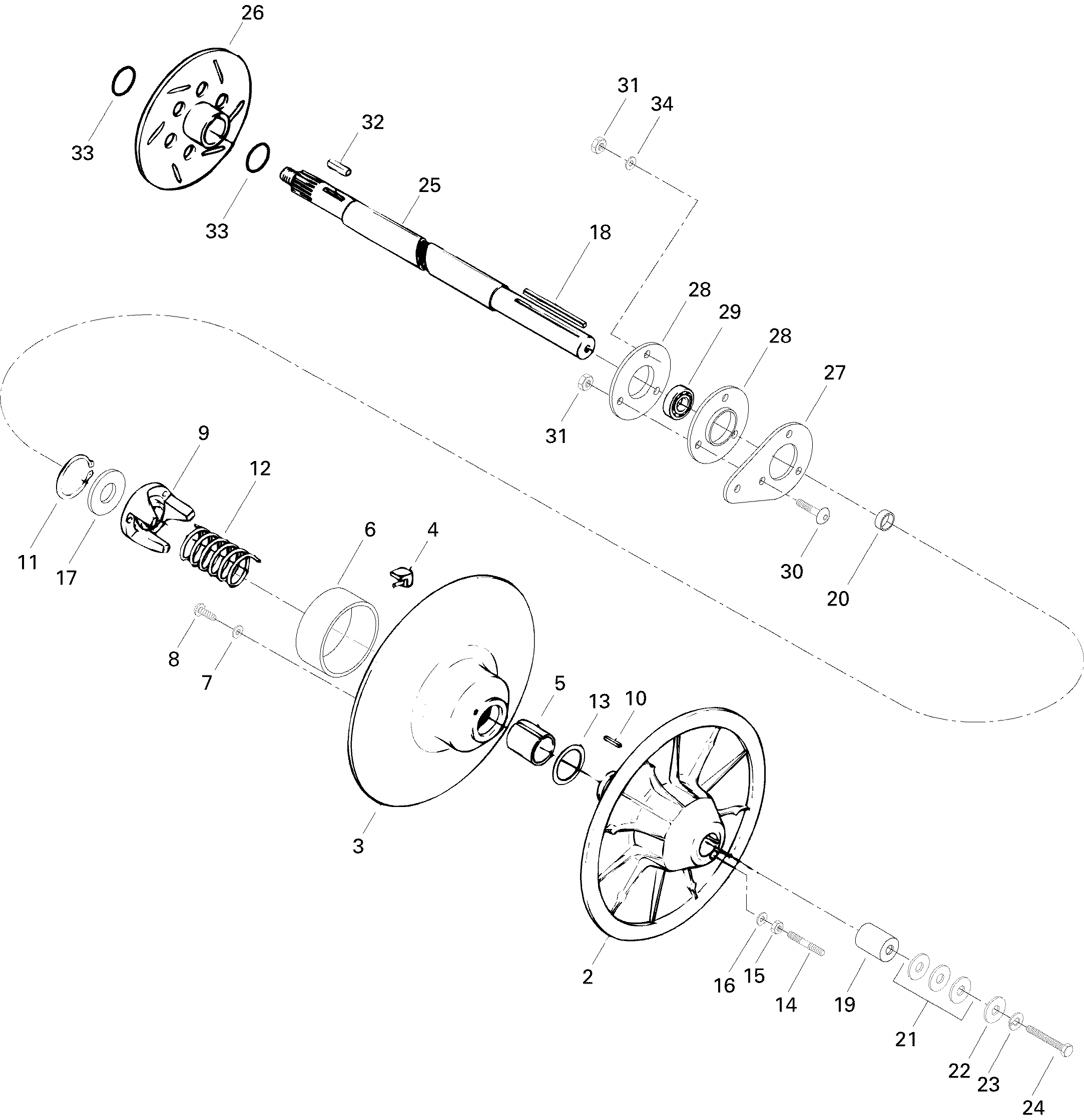Driven Pulley Formula SLS