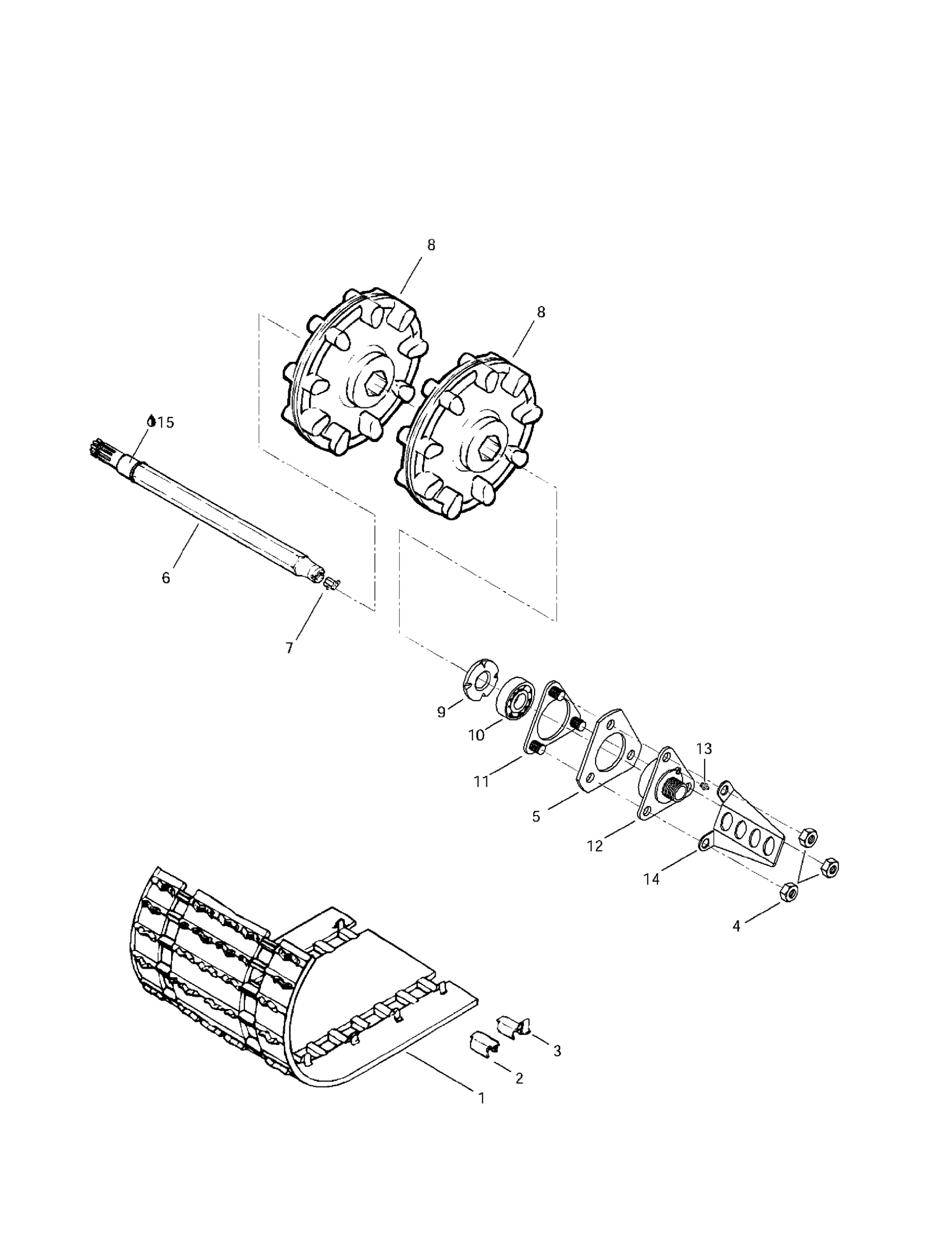 Схема узла: Drive Axle And Track