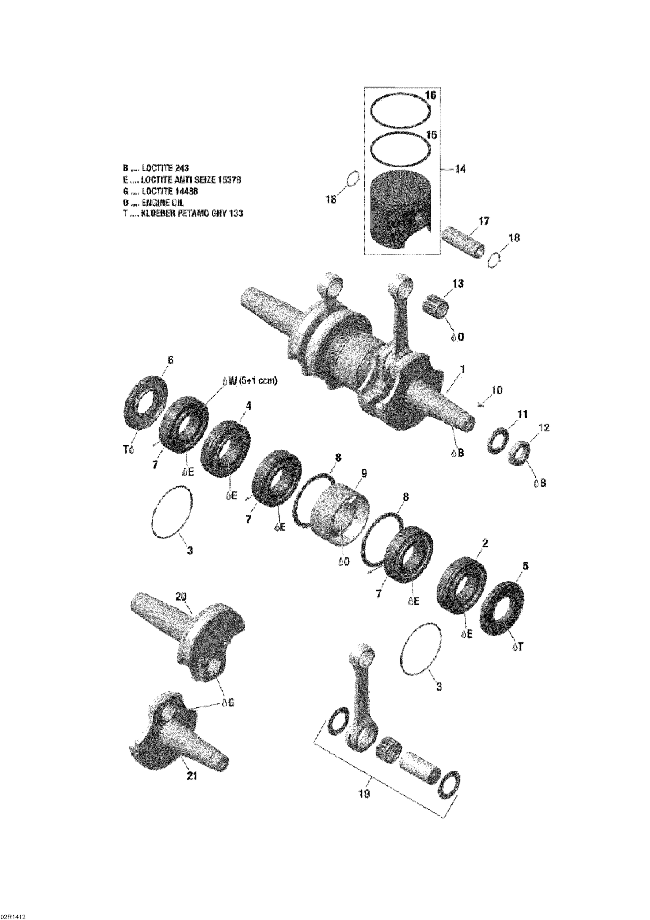 Схема узла: Crankshaft