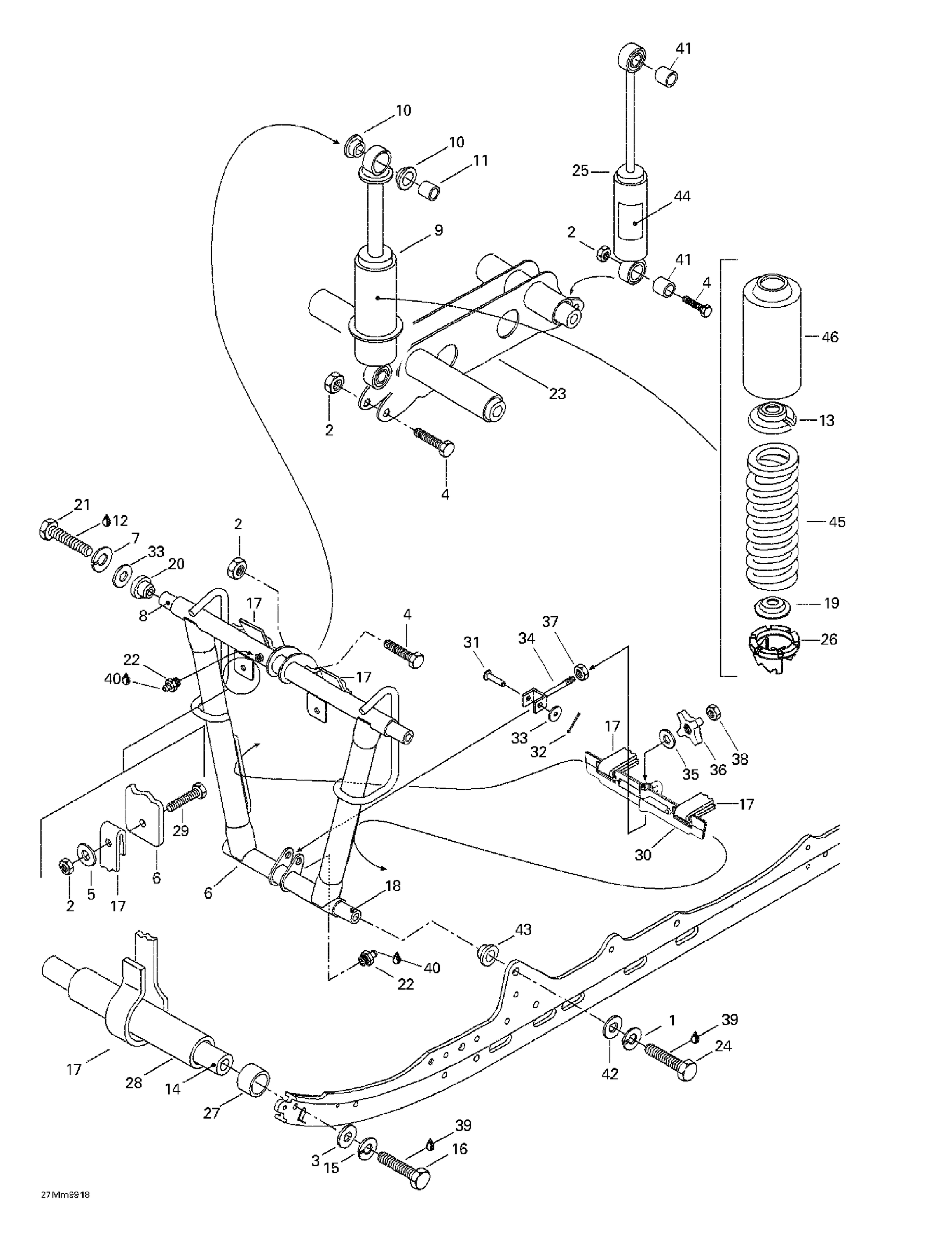 Front Arm, Rear Suspension
